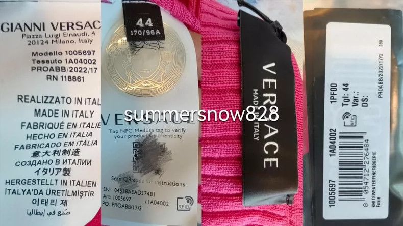 Versace Versace Wool sweater cardigan Size M / US 6-8 / IT 42-44 - 8 Thumbnail