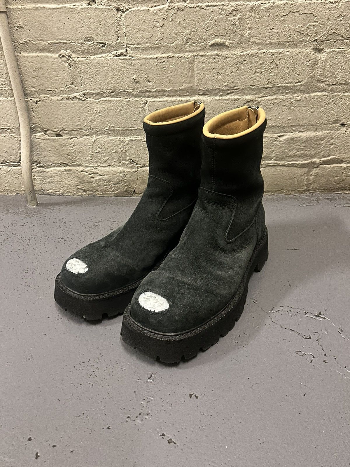 Maison Margiela MM6 Maison Margiela Distressed Toe Ankle