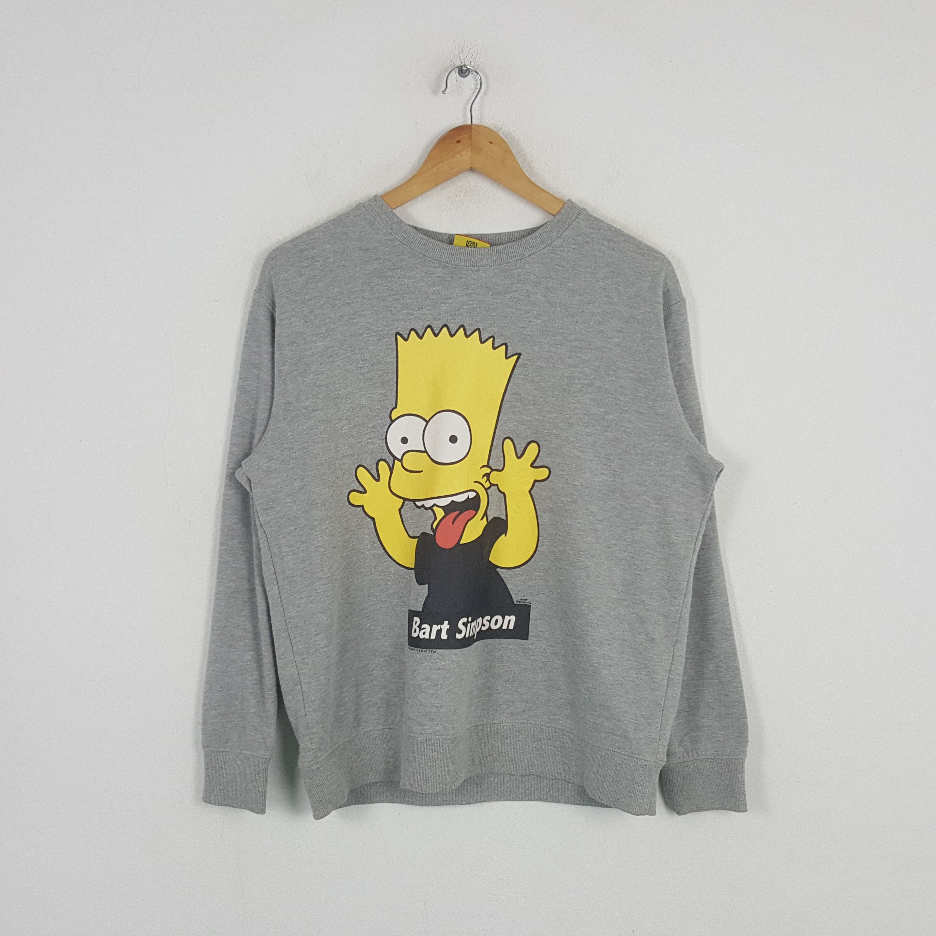 The Simpsons Vintage The Simpsons Bart Cartoon Sweatshirt C293N25 Size US M / EU 48-50 / 2 - 1 Thumbnail