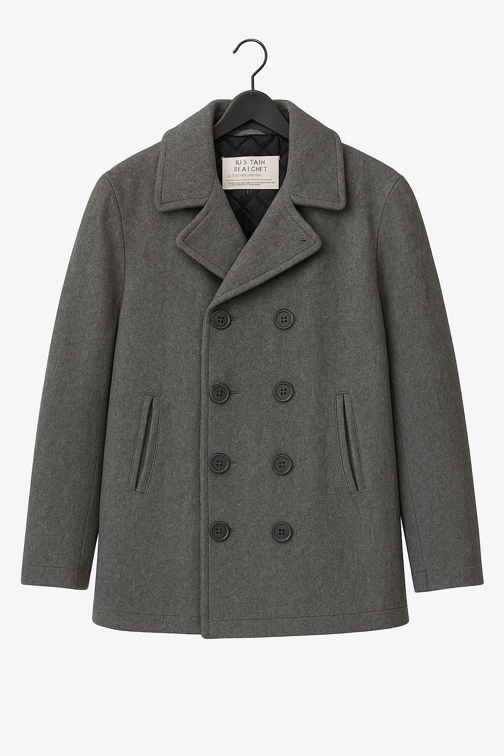 Schott Vintage Schott NYC U.S. 740N Wool Pea Coat Navy-Style Size US S / EU 44-46 / 1 - 1 Thumbnail