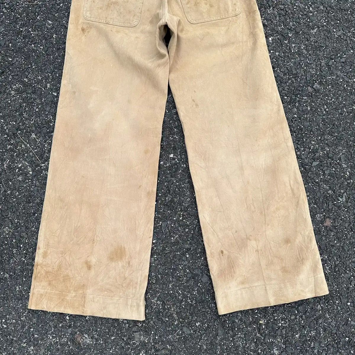 Beauty Beast RUSTY DIRTY 💥 JAPANESE VINTAGE JEANS BAGGY BROWN PANTS W28 Size US 28 / EU 44 - 14 Thumbnail