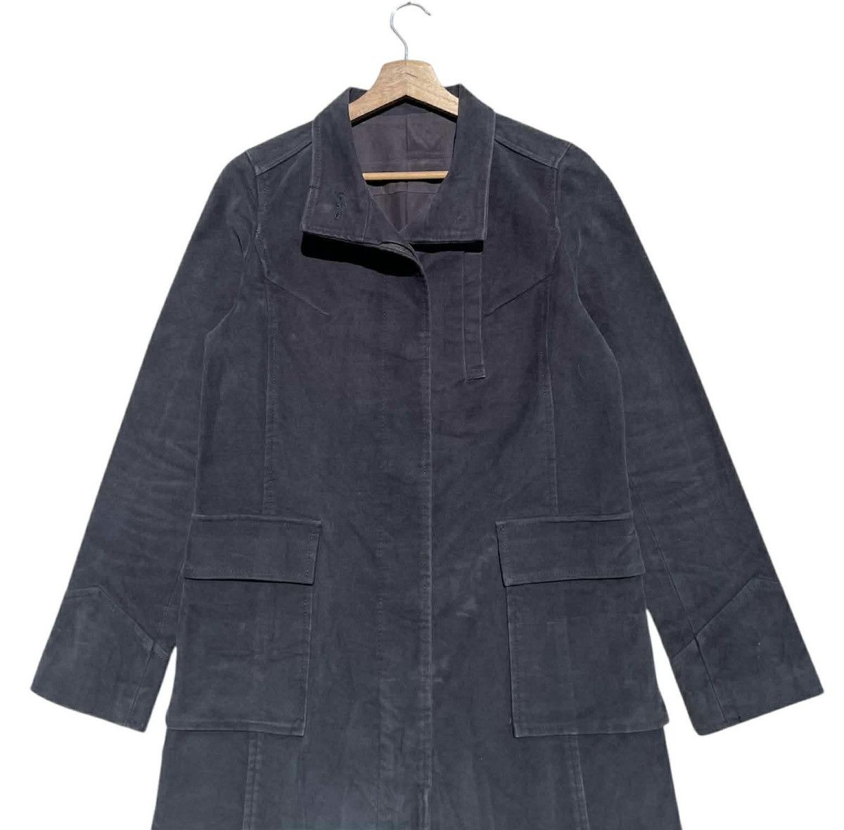 ABAHOUSE RARE🔥 Abahouse Devinette Corduroy trench coat with collar Size S / US 4 / IT 40 - 5 Thumbnail