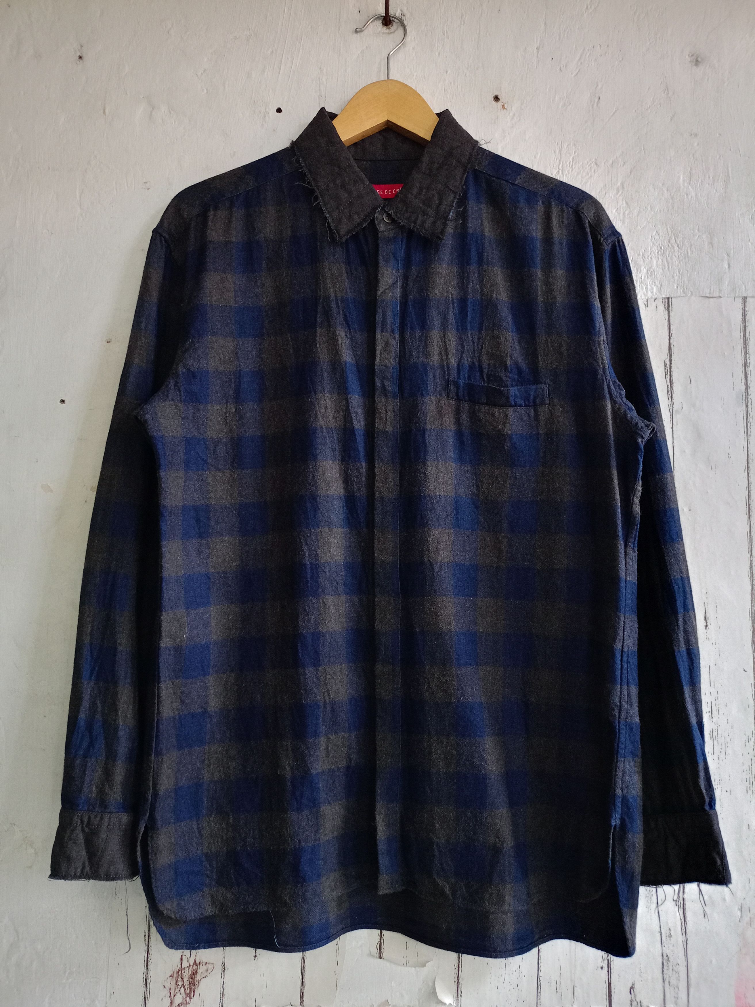 Sage De Cret Sage De Cret Long Sleeve Flanel Button Shirts Size US M / EU 48-50 / 2 - 1 Thumbnail