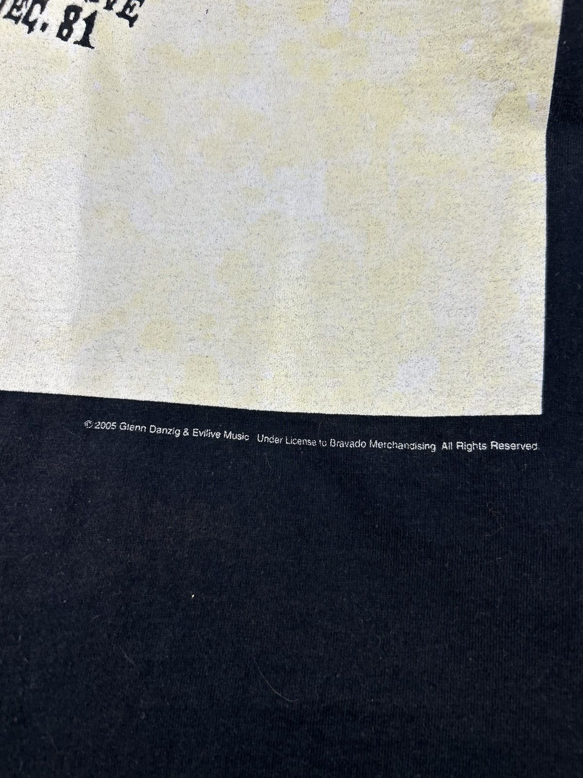 Band Tees Vintage 2005 Misfits Evilive Fangs Euro Promo T Shirt Size US XL / EU 56 / 4 - 15 Thumbnail