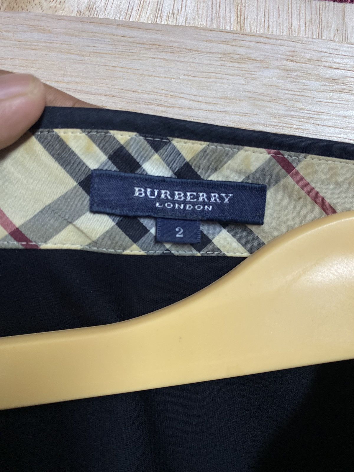 Burberry Burberry London black stretch cotton shirt buttons ups Size S / US 4 / IT 40 - 7 Thumbnail