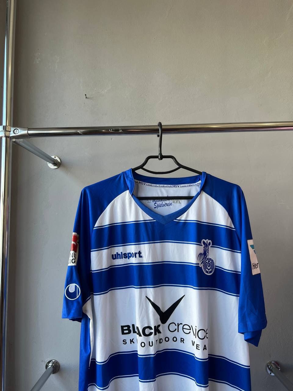 Sports Specialties 2015/16 MSV DUISBURG MATCH WORN #5 SOCCER JERSEY SHIRT 4XL Size US XXL / EU 58 / 5 - 4 Thumbnail