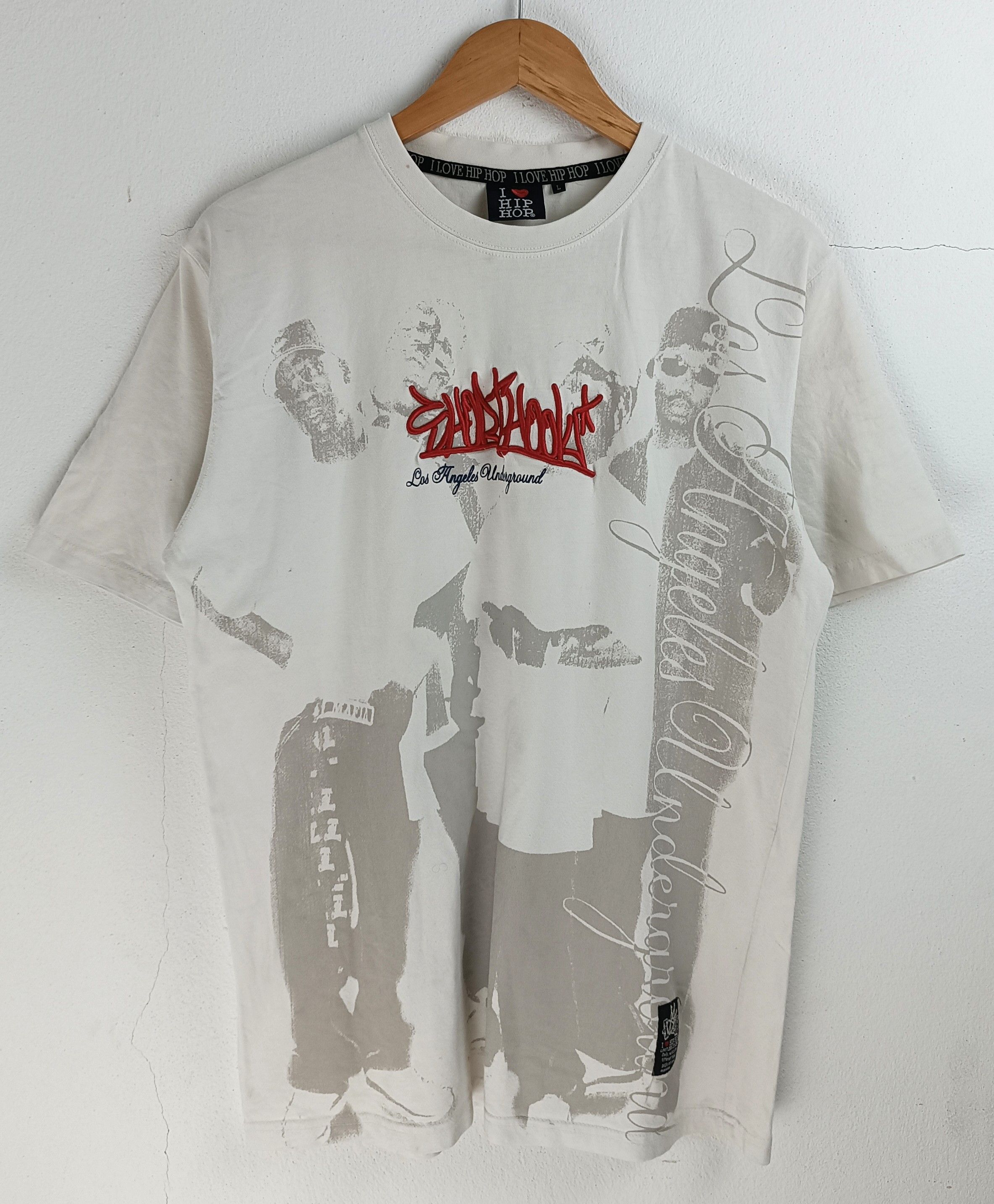 Rap Tees VINTAGE 2000s LOS ANGELES LA RAP HIP HOP STYLE Y2K TUPAC Size US L / EU 52-54 / 3 - 3 Thumbnail