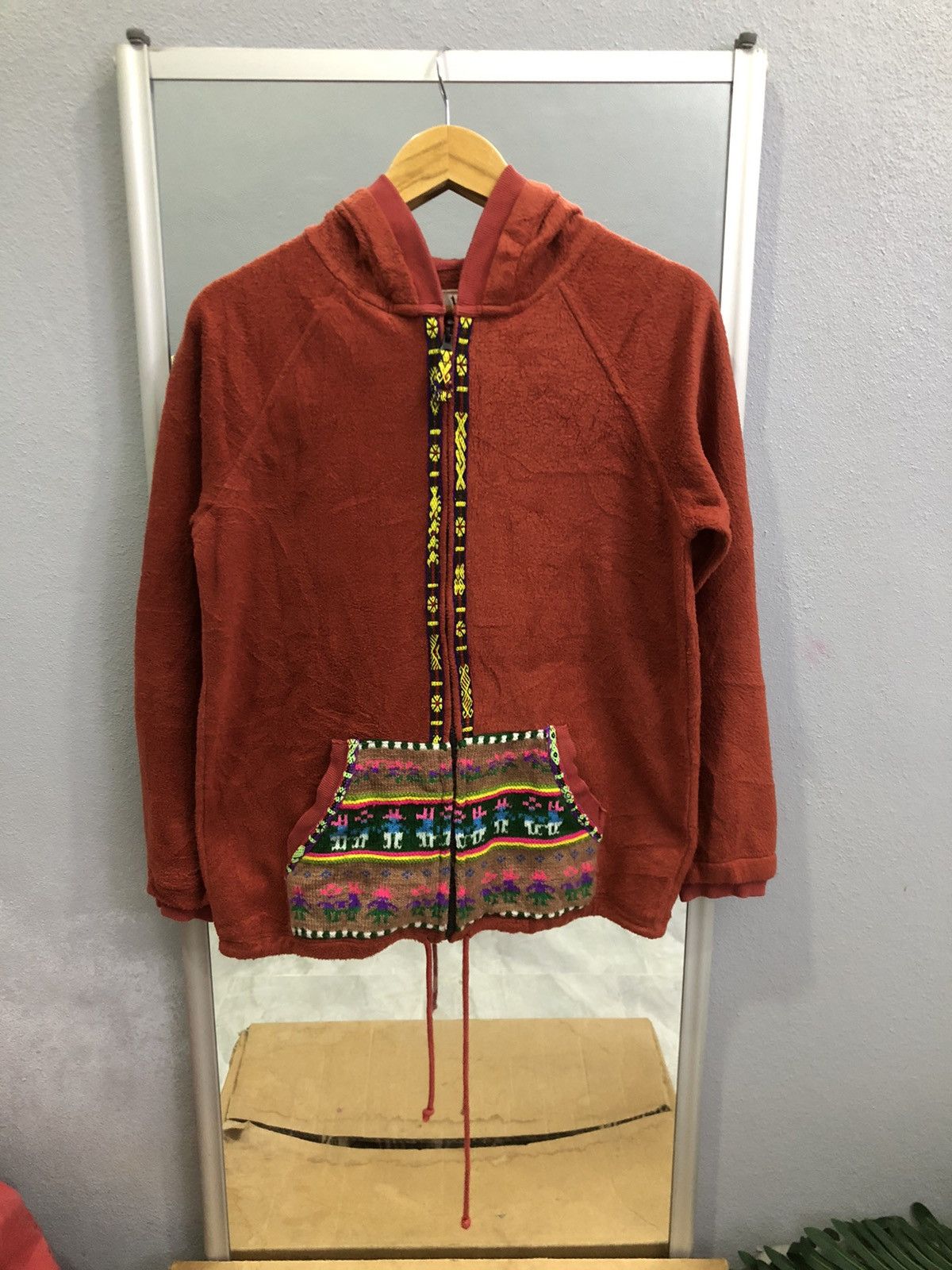 Japanese Brand Rare Titicaca Ethnic Fleece Hoodie Size US S / EU 44-46 / 1 - 1 Thumbnail