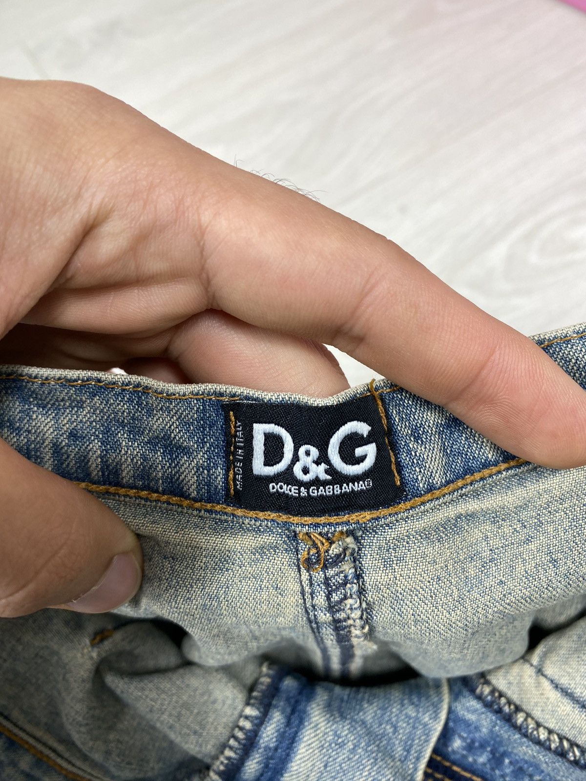 Dolce & Gabbana × Vintage Dolce & Gabbana Jeans Skirt Mini Size 28" / US 6 / IT 42 - 8 Thumbnail
