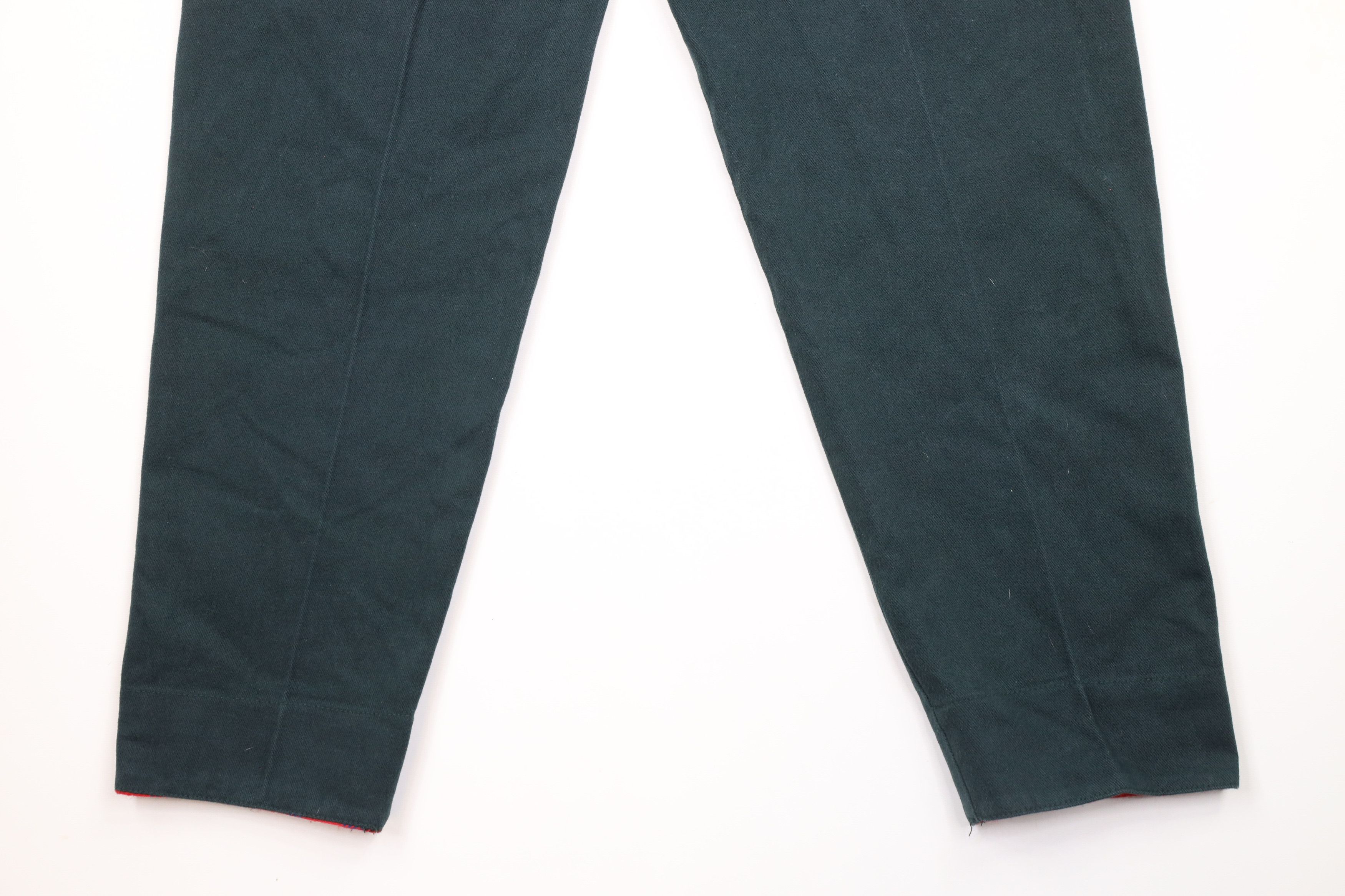 Cross Colours × Vintage Vintage 90s Cross Colours Cuff Pleated Denim Jeans Green Size US 30 / EU 46 - 11 Thumbnail