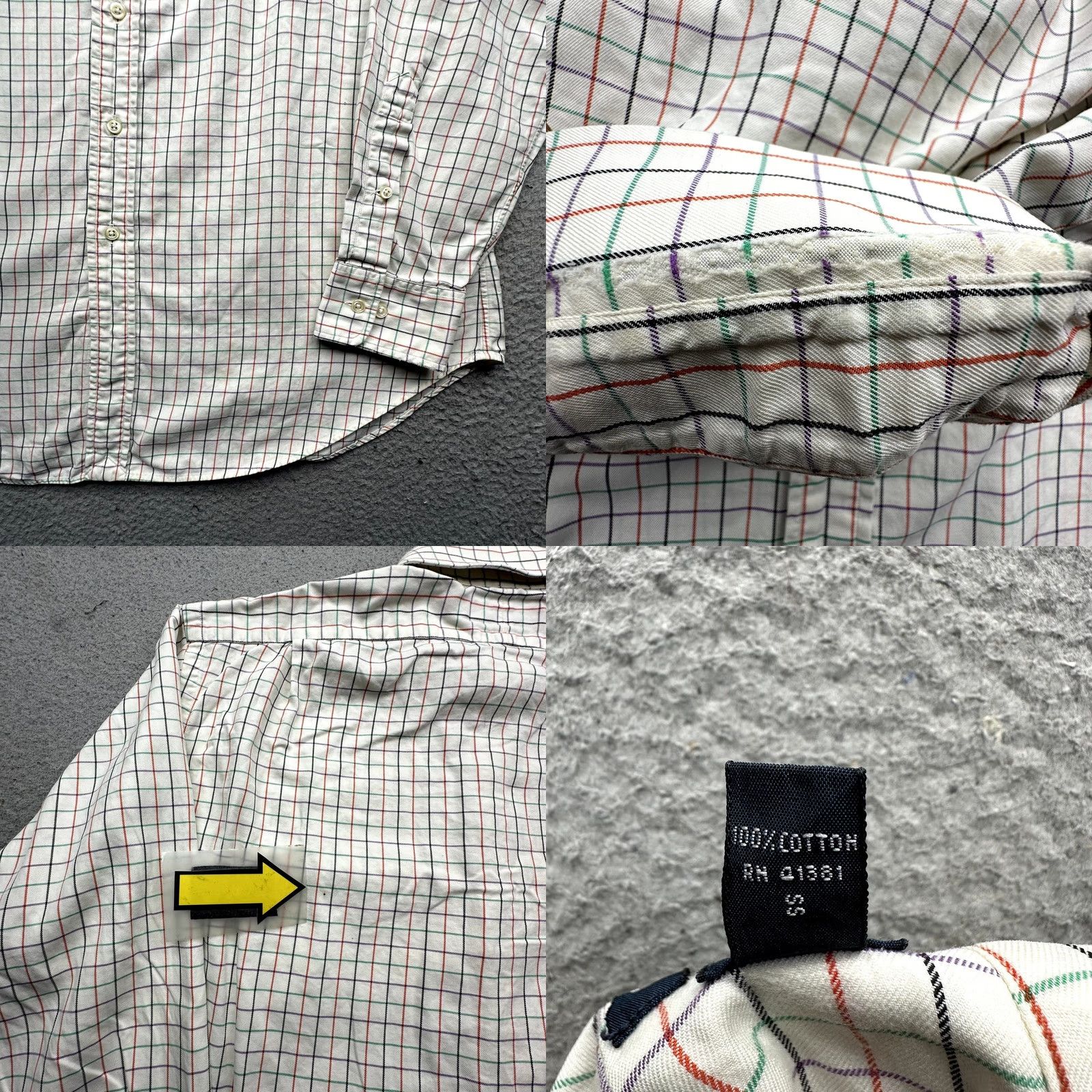 Polo Ralph Lauren VINTAGE Polo Ralph Lauren Regent Classic Fit Long Sleeve Button Shirt Mens L Size US L / EU 52-54 / 3 - 8 Thumbnail