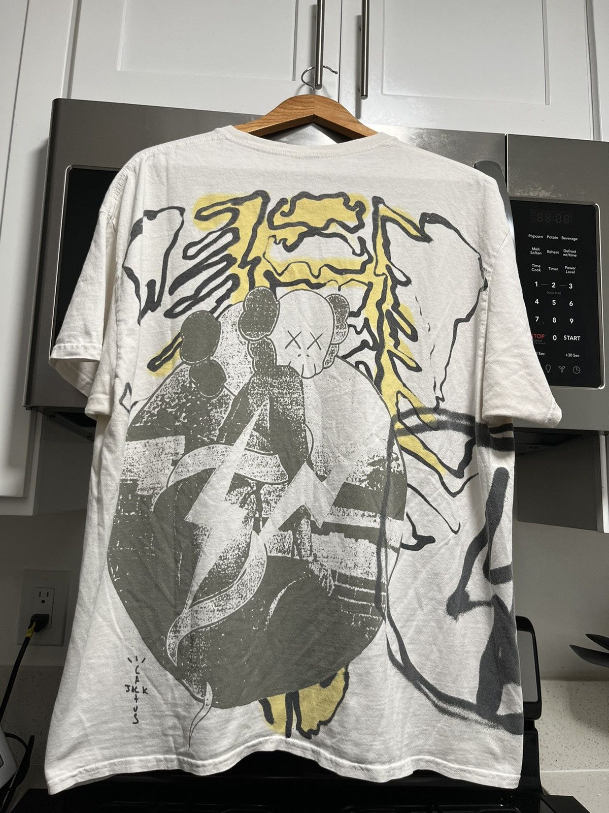 travis scott kaws fragment shirt