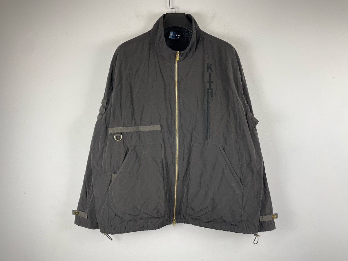 Kith Kith SS19 Solid Military Crinkle Nylon Jacket Size US XXL / EU 58 / 5 - 7 Thumbnail