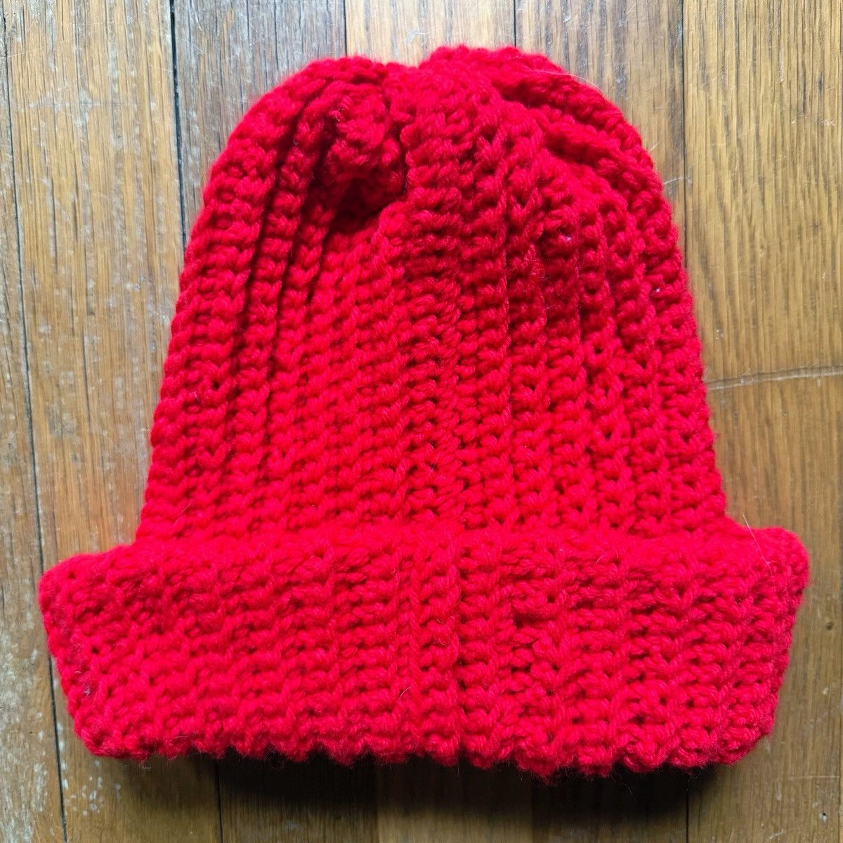 Vintage The Perfect Crochet Chunky Fisherman Ribbed Winter Beanie Size ONE SIZE - 4 Thumbnail