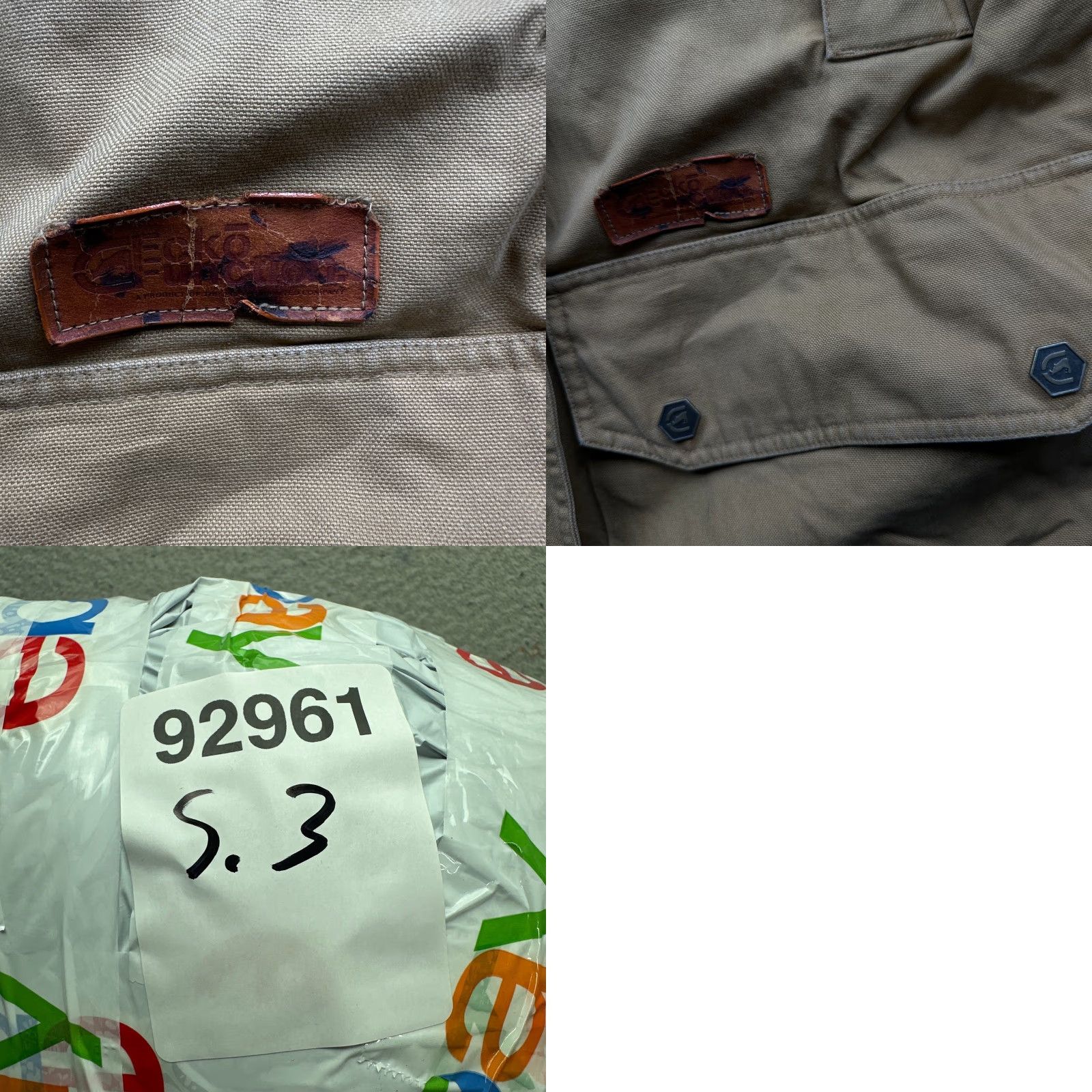 Vintage VINTAGE Ecko Function Real Fur Trim Hood Puffer Duck Canvas Jacket Men XXL Brown Pockets Size US XXL / EU 58 / 5 - 11 Thumbnail
