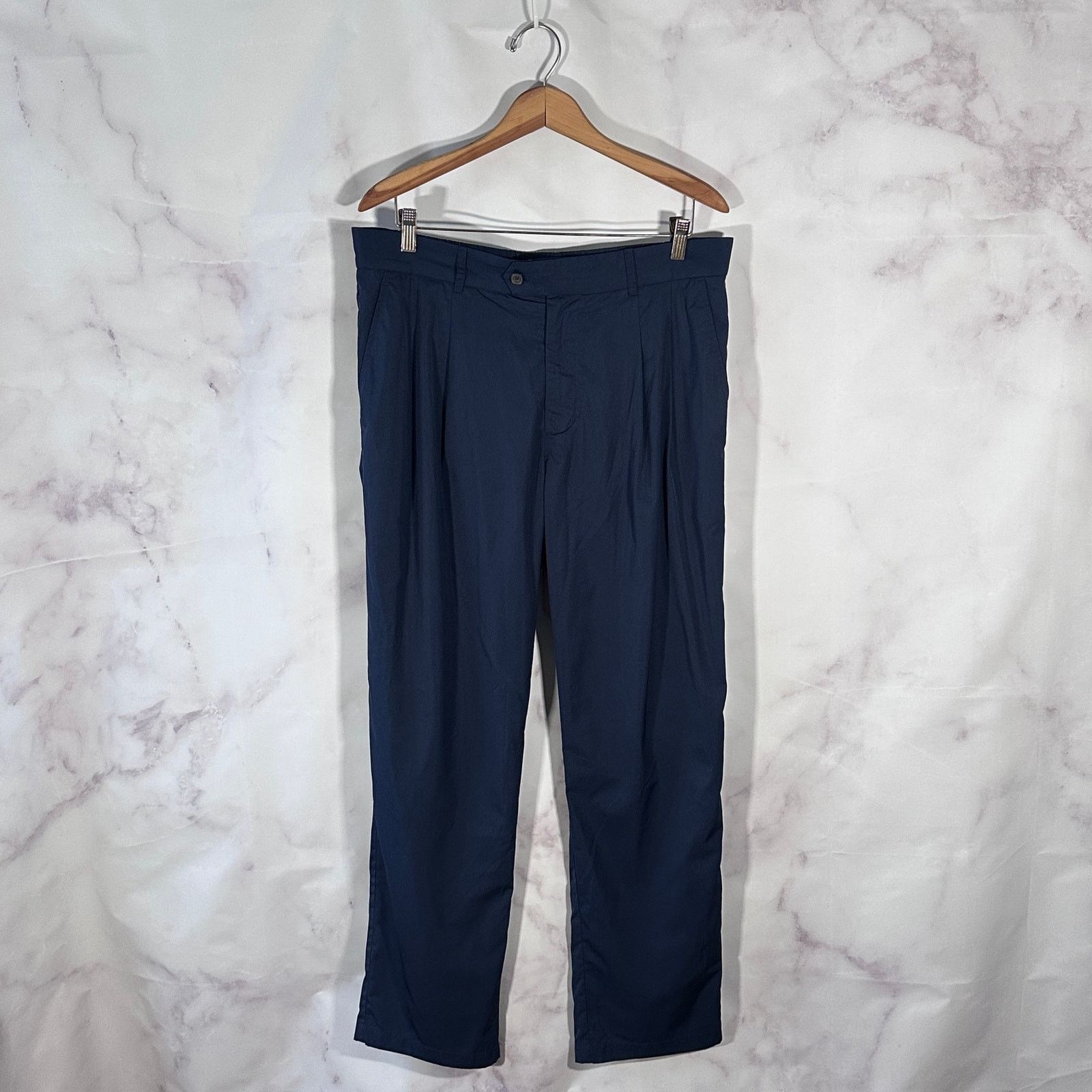 Kith Navy Pleated Kyson Pant Size US 36 / EU 52 - 2 Thumbnail