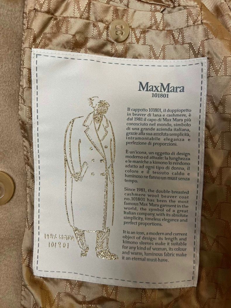 Max Mara Max Mara Classic Camel Coat 101801 Size XL / US 12-14 / IT 48-50 - 4 Thumbnail