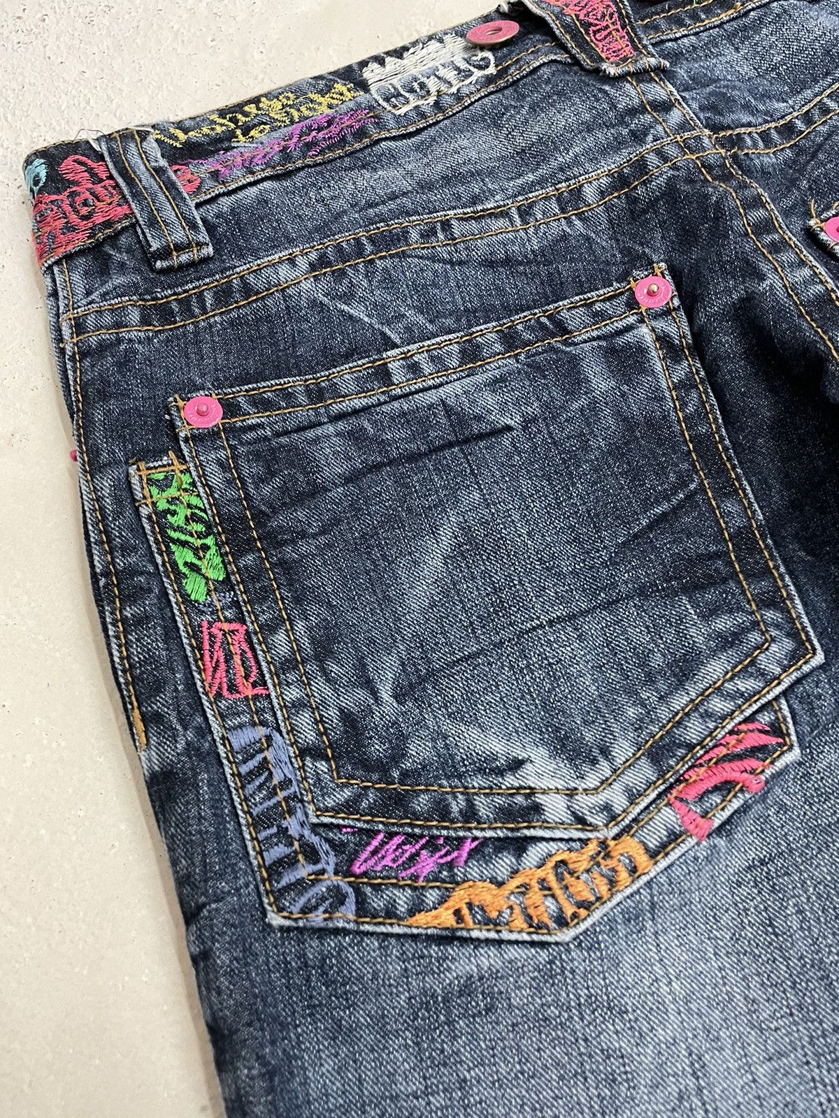 14th Addiction Y2K Embroidery Graffiti Hip Hop 2000’s Style Size US 30 / EU 46 - 13 Thumbnail