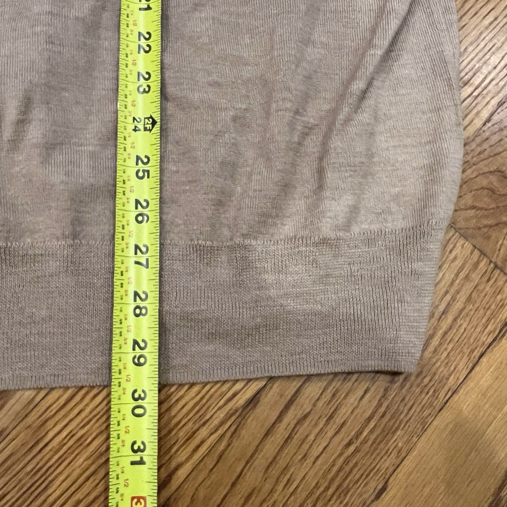 Brooks Brothers VINTAGE Brooks Brothers Men's Sweater Pullover XL Brown Wool V-Neck Knit 100% Merino Classic Size US XL / EU 56 / 4 - 4 Thumbnail
