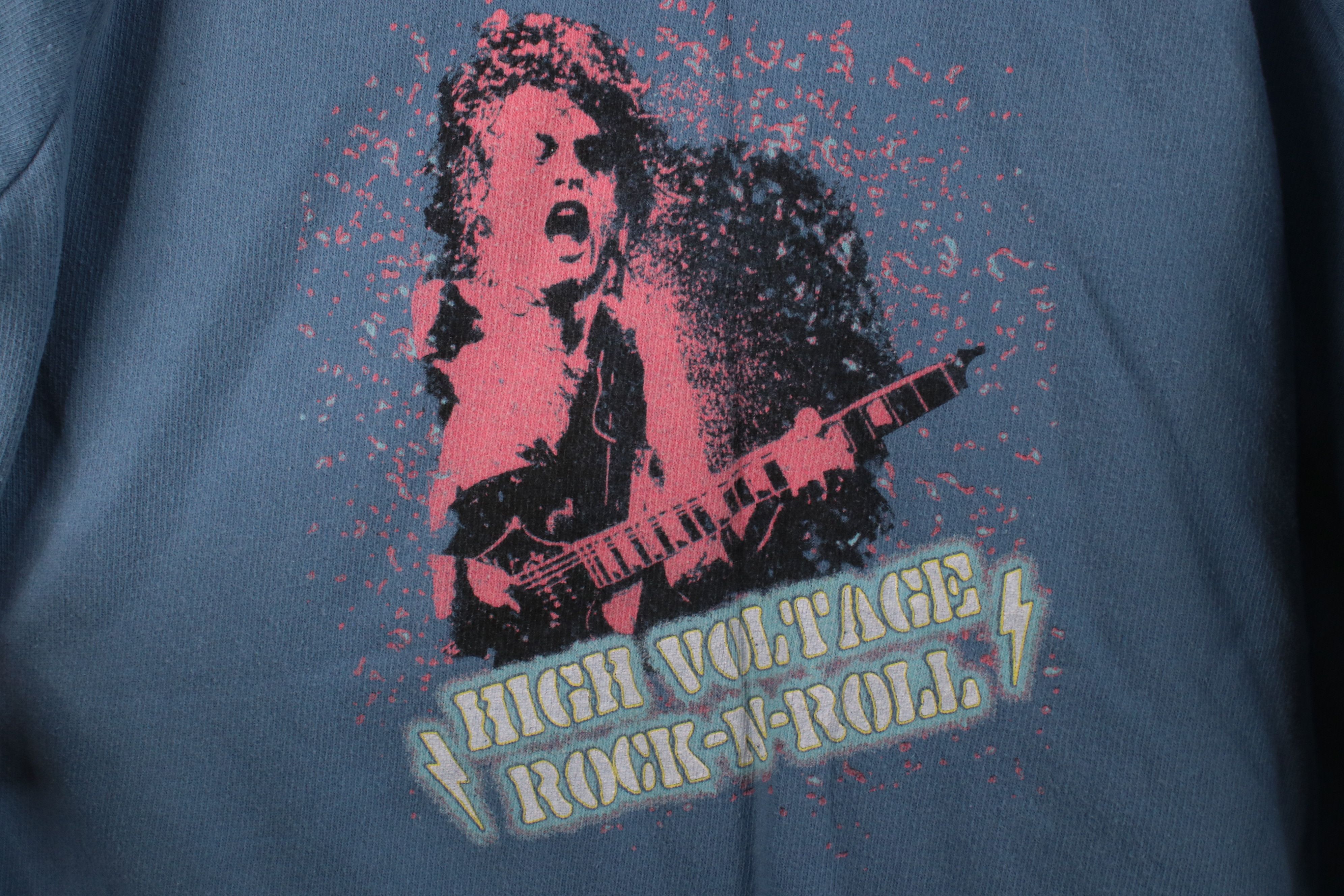 Vintage Vintage Y2K High Voltage Rock N Roll ACDC Band Hoodie Size M / US 6-8 / IT 42-44 - 13 Thumbnail
