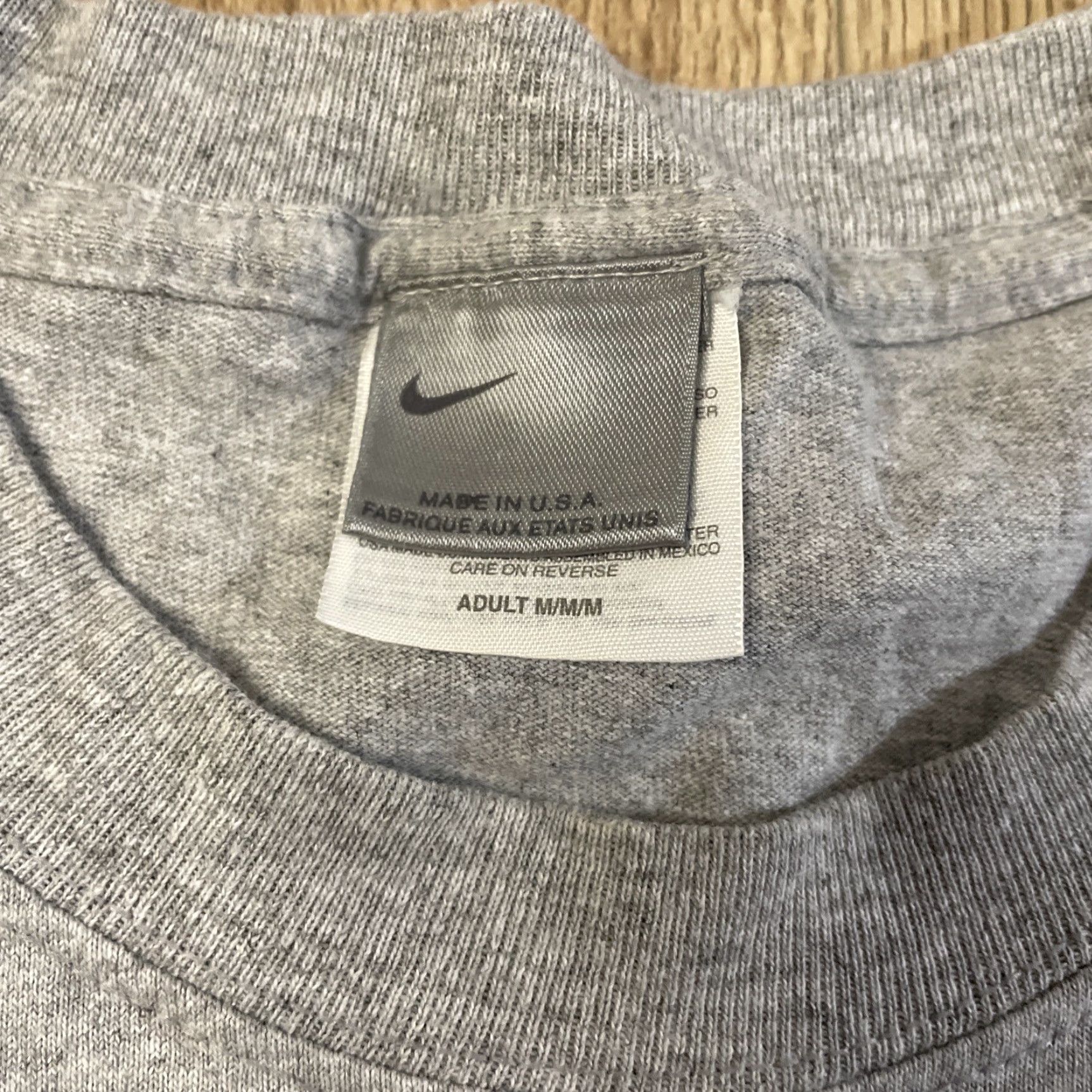Nike VINTAGE 2003 Nike Marshall Football T-Shirt Adult Medium Gray Mens Size US M / EU 48-50 / 2 - 2 Thumbnail