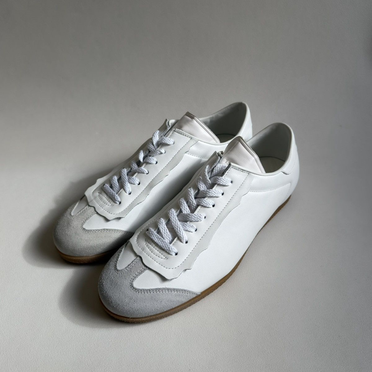 Maison Margiela Sample White Leather ‘Featherlight’ Sneakers Size US 10 / EU 43 - 7 Thumbnail