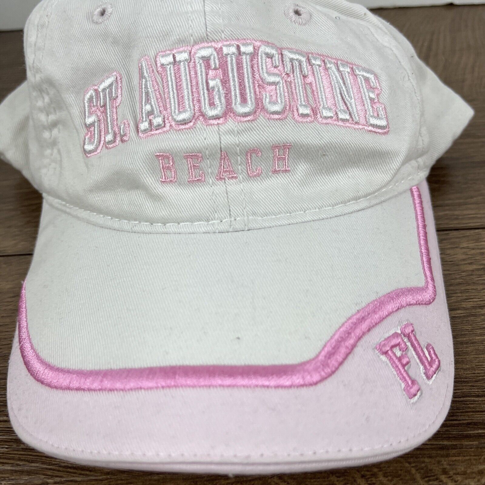 Other St. Augustine Florida Hat St Augustine White Hat Adjustable Size ONE SIZE - 6 Thumbnail