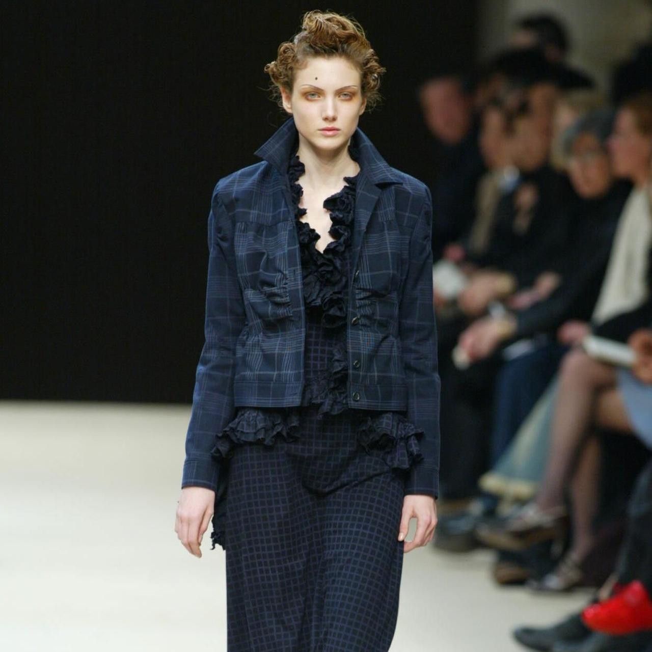 Issey Miyake Vintage Issey Miyake 2003 A/W Circular Gathered Blazer Size S / US 4 / IT 40 - 1 Thumbnail