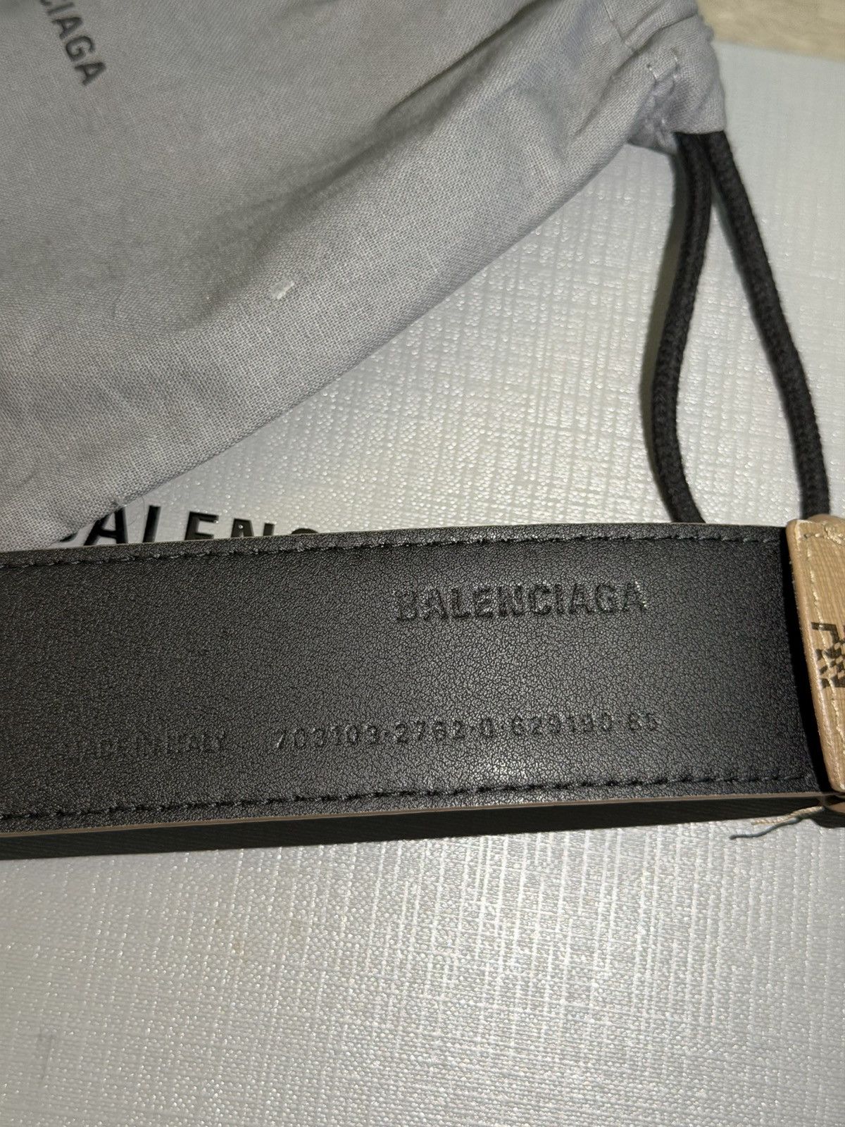 Balenciaga Balenciaga Big Double B Monogram Belt Size 30 - 4 Thumbnail