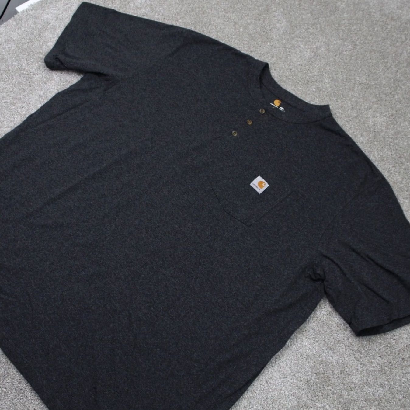 Carhartt Carhartt Shirt Adult 4XL Gray Regular T-Shirt Long Sleeve Cl th Pullover USA Logo Size US XXL / EU 58 / 5 - 3 Thumbnail