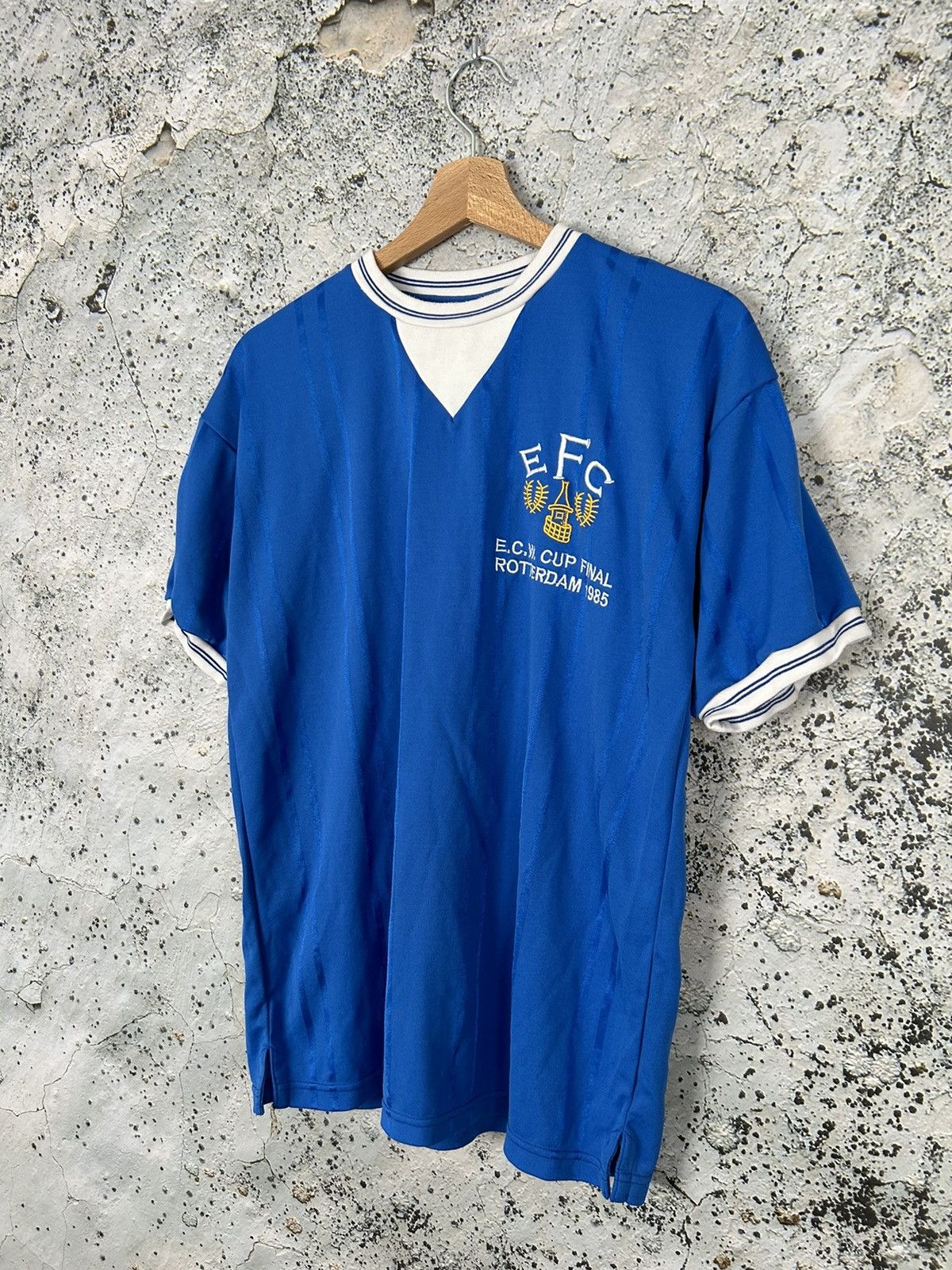 Vintage Everton FC Soccer Draw Vintage Retro Jersey Football Size US M / EU 48-50 / 2 - 2 Thumbnail