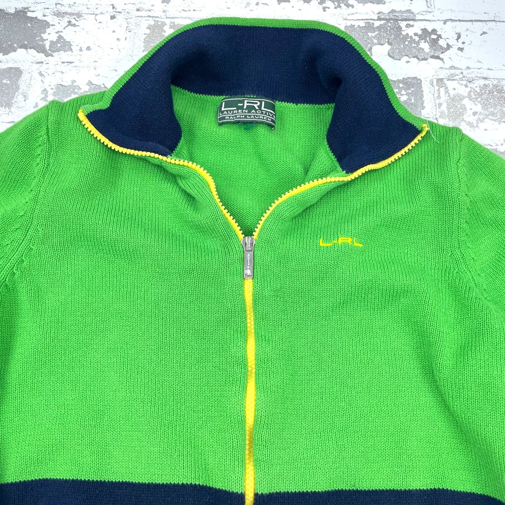 Ralph Lauren Lauren Ralph Lauren Sweater Cardigan Women Small Green Lightweight Full Zip Size S / US 4 / IT 40 - 2 Thumbnail