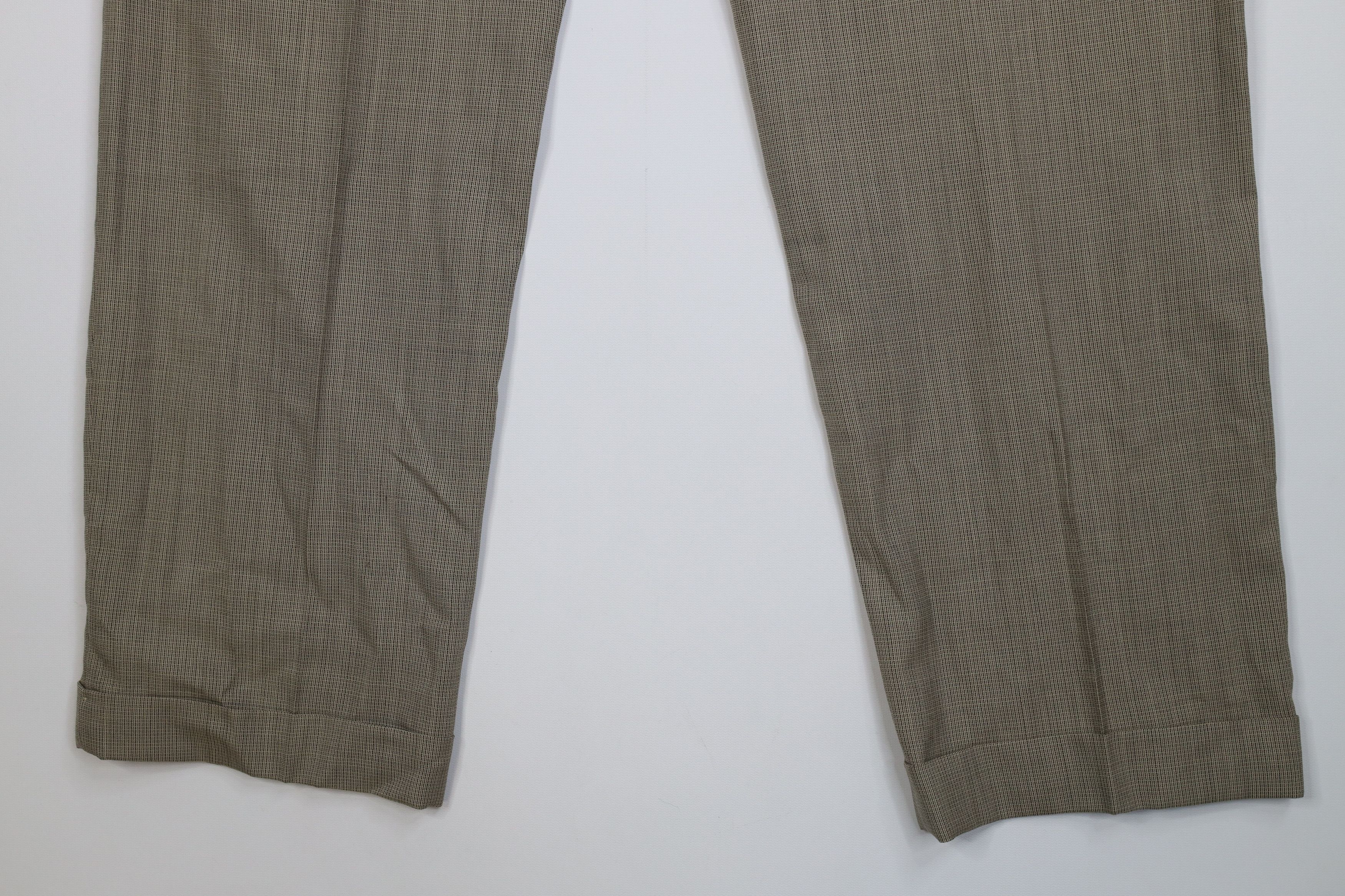 Lands' End Vintage 90s Lands End Cuffed Wide Leg Chino Pants Plaid USA Size US 34 / EU 50 - 12 Thumbnail