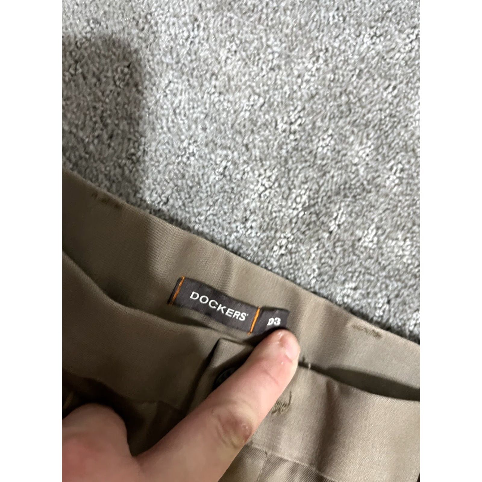 Dockers Dockers D3 Brown Classic Fit Flat Front Pants 34x30 Solid Mens Size US 34 / EU 50 - 5 Thumbnail