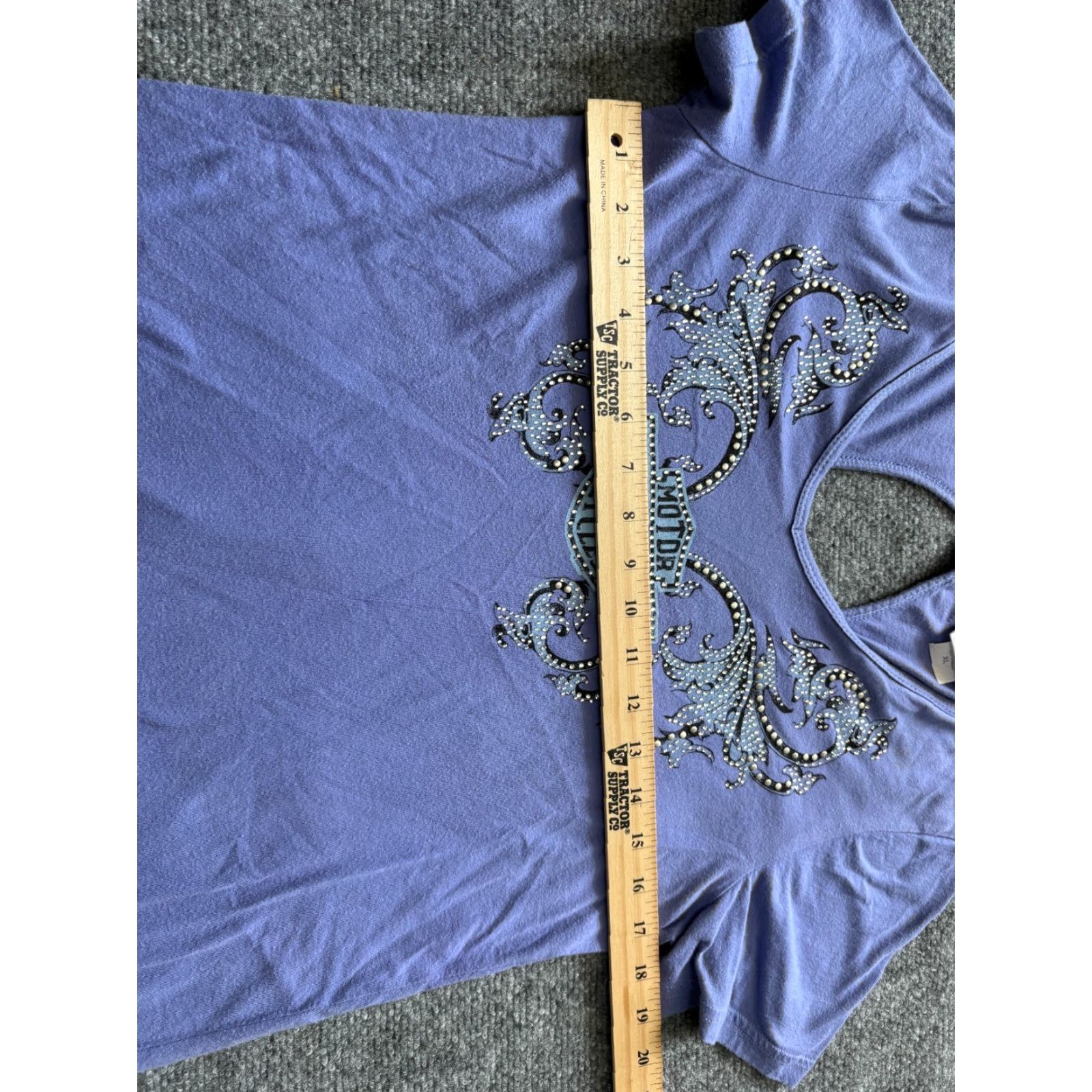 Harley Davidson VINTAGE Harley-Davidson Top Womens XL Blue Cotton Custer South Dakota Blouse Short Sleeve Motorcycle USA Womens XL Blue Cotton Harley-Davidson Size XL / US 12-14 / IT 48-50 - 6 Thumbnail