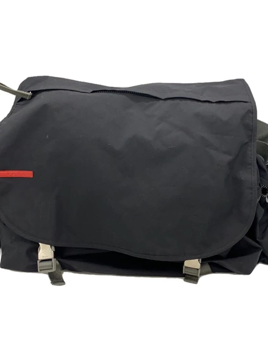 Prada Double Clasp Nylon Shoulder Bag Size ONE SIZE - 1 Thumbnail