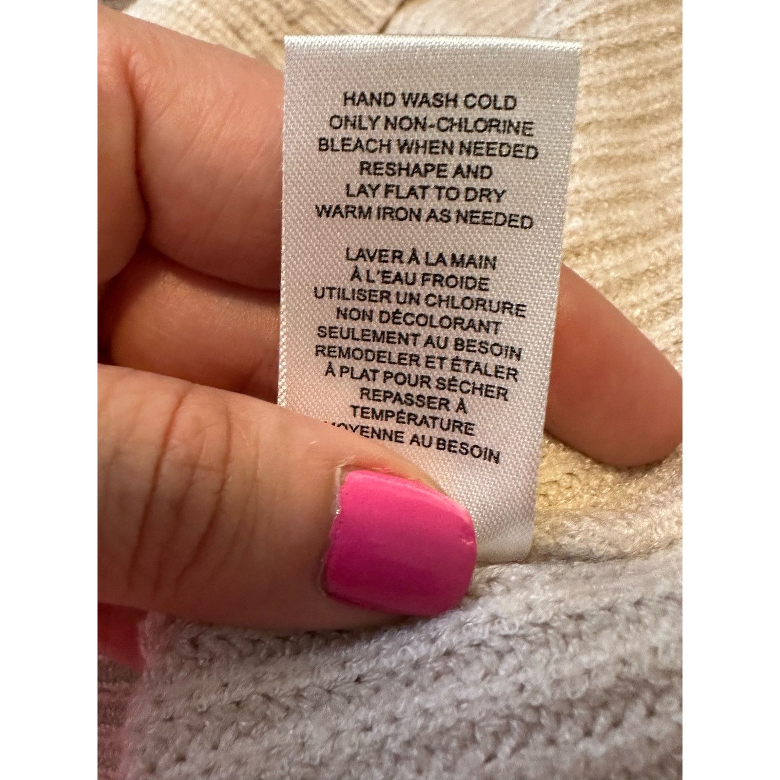 Elie Tahari Tahari beige cream crew neck long sleeves sweater size XS Size XS / US 0-2 / IT 36-38 - 8 Thumbnail