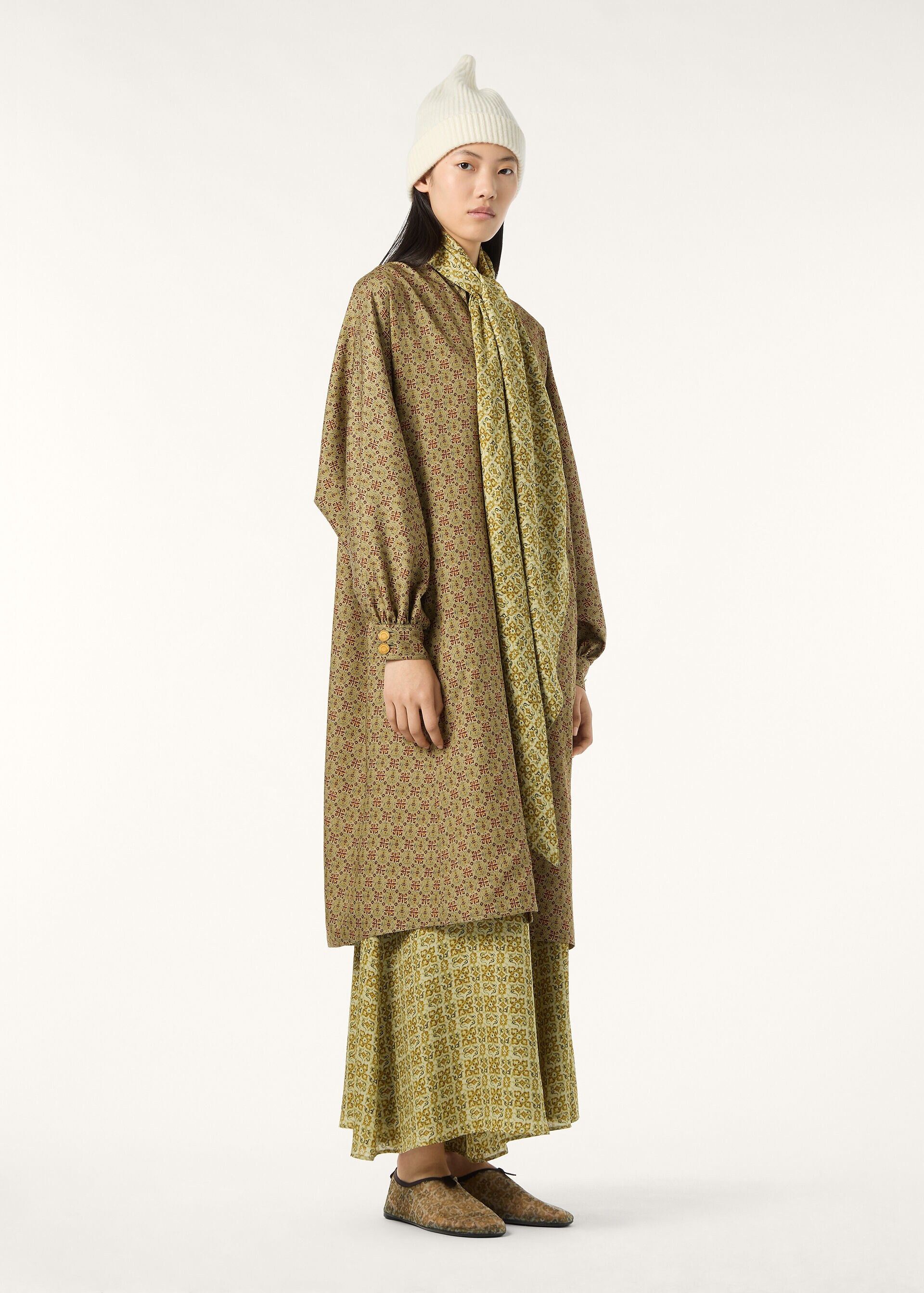 Loro Piana os11x0326 FAQ9926 Ibel Coat in Olive/Red Size L / US 10 / IT 46 - 2 Thumbnail