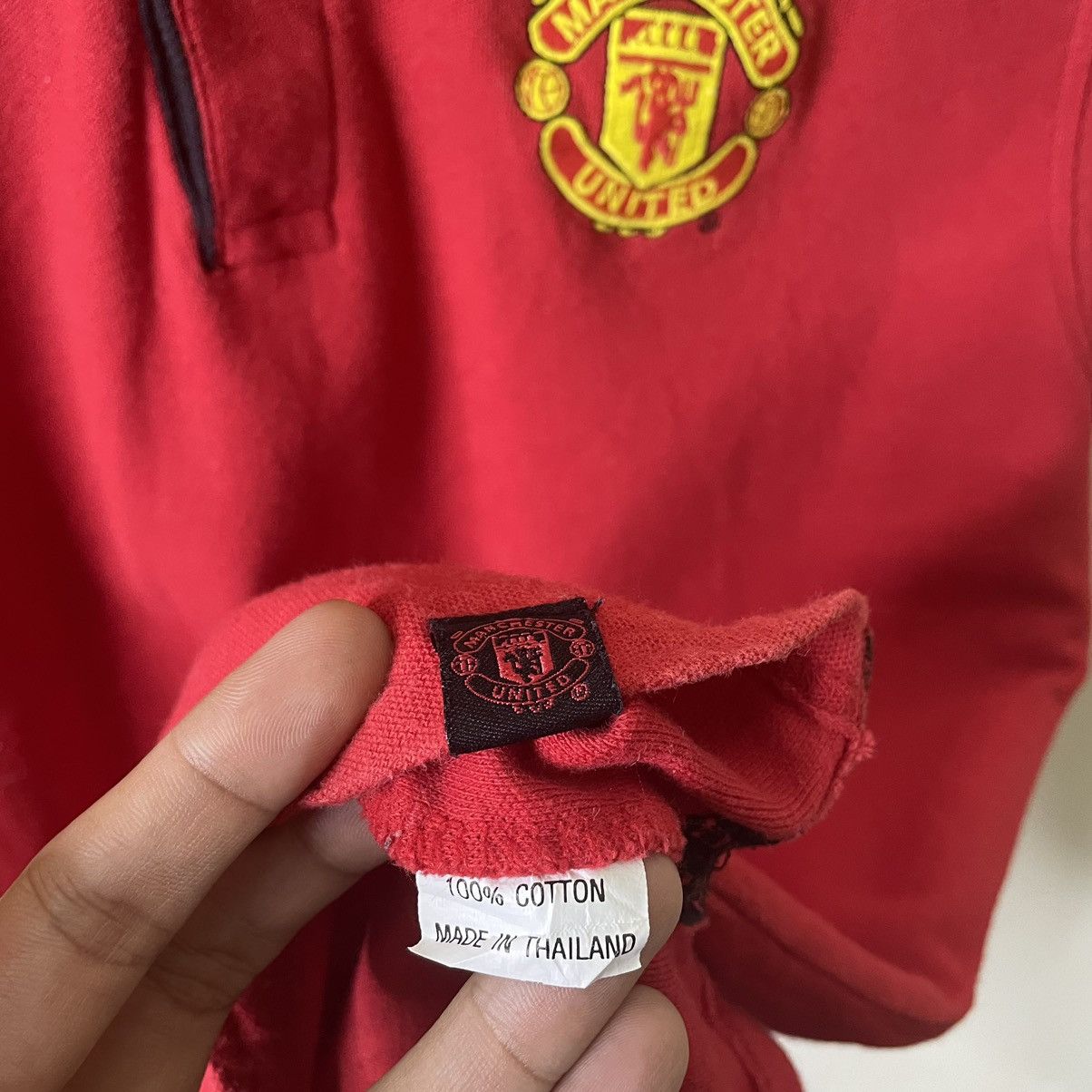Vintage Manchester United Official Merchandise Polo T Shirt Size US M / EU 48-50 / 2 - 5 Thumbnail