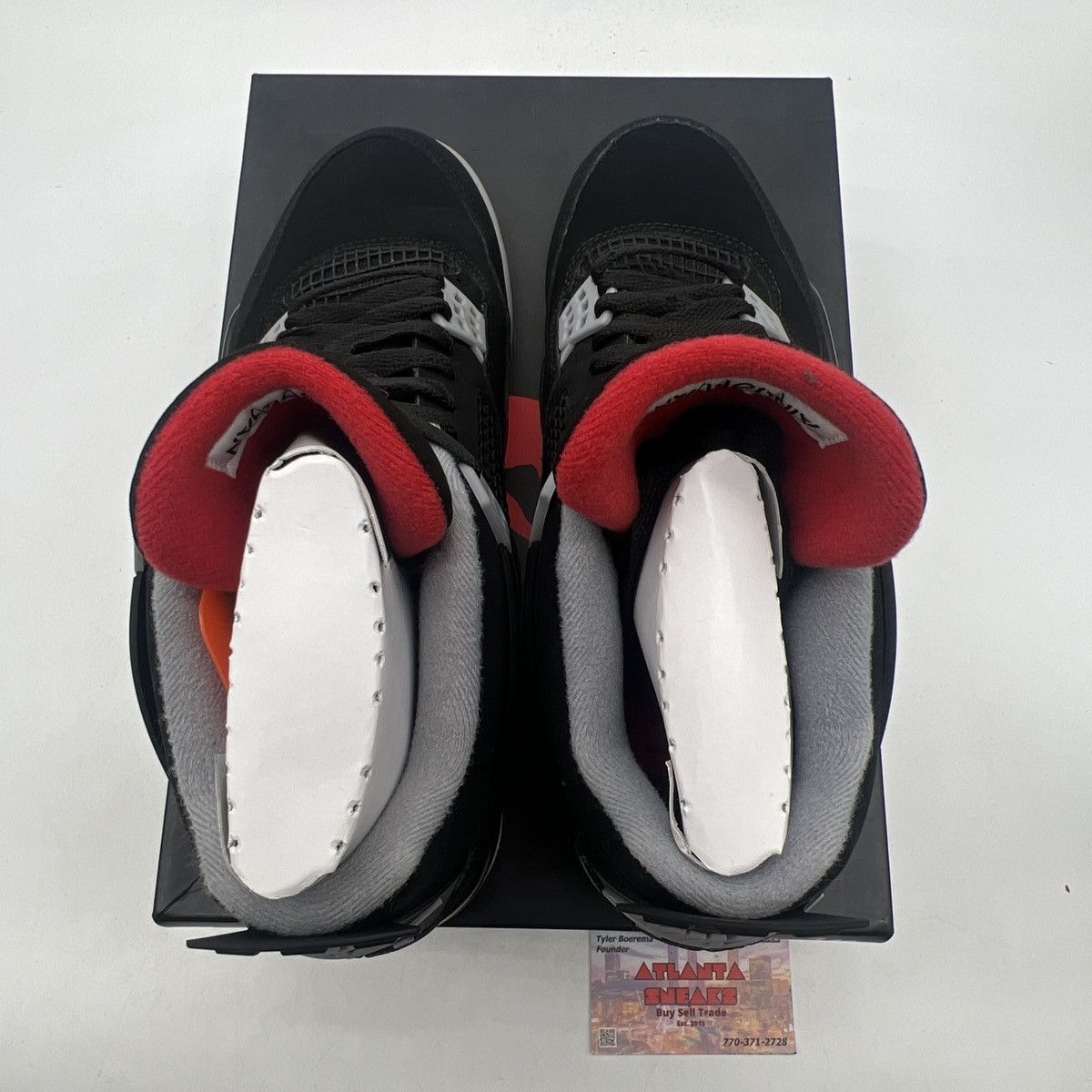 Jordan Brand Air Jordan 4 Bred Size US 8.5 / EU 41-42 - 9 Thumbnail