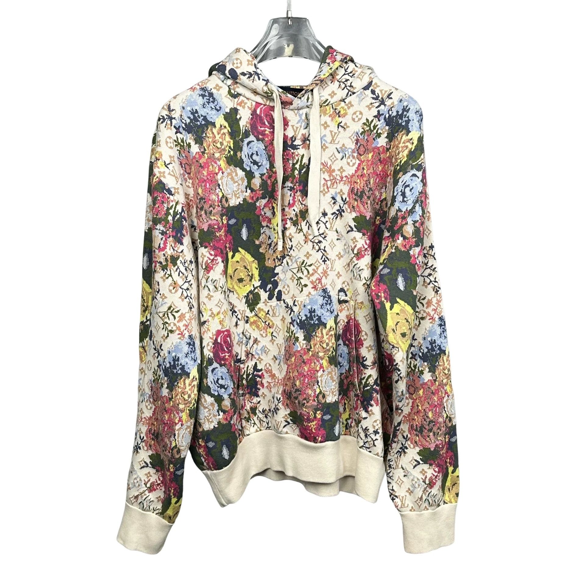 Louis Vuitton Louis Vuitton Floral Monogram Hoodie Size L Size US L / EU 52-54 / 3 - 1 Thumbnail