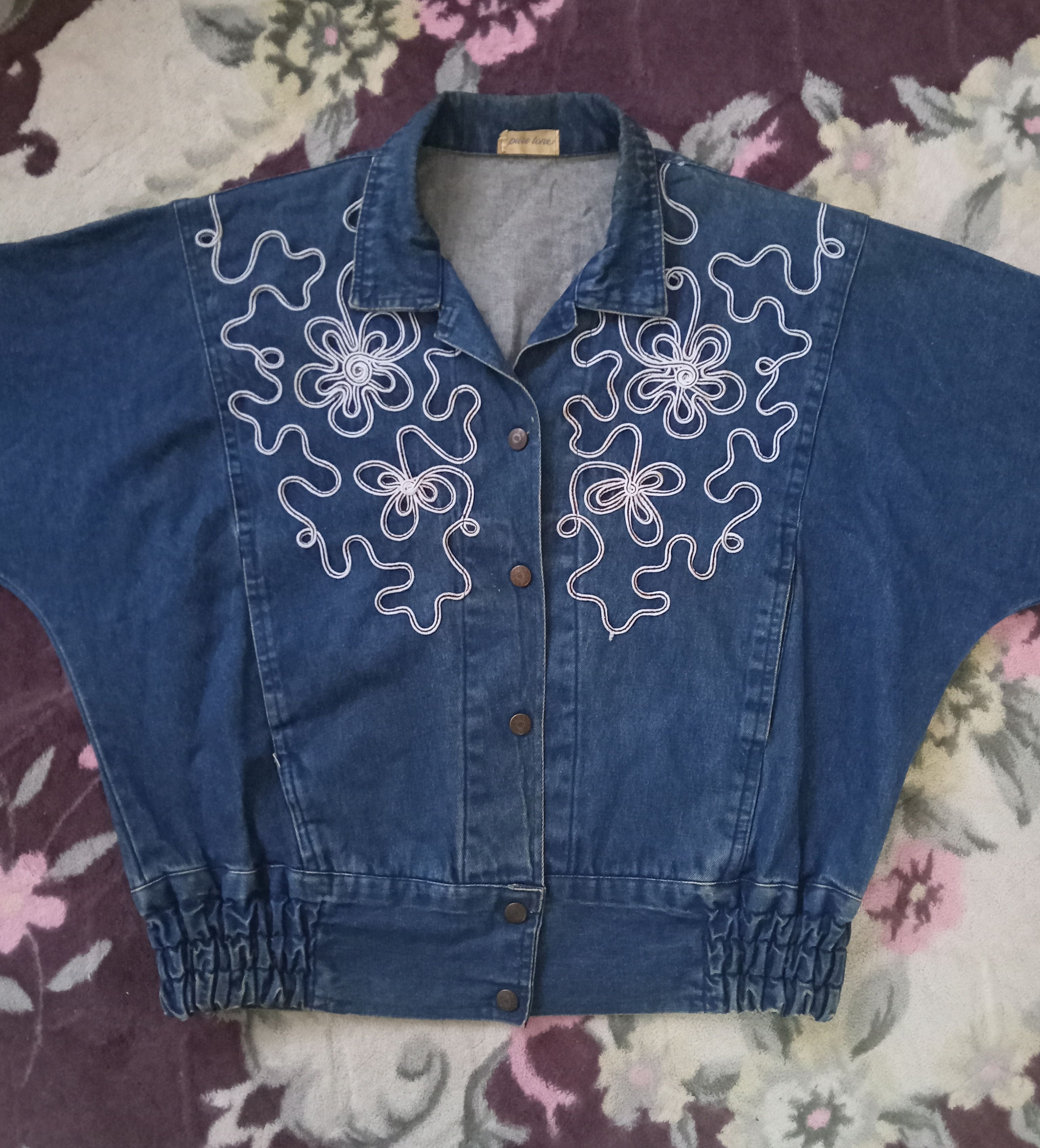 Pure Tone Extremely Rare Seoul Olympic Vintage Denim Jacket