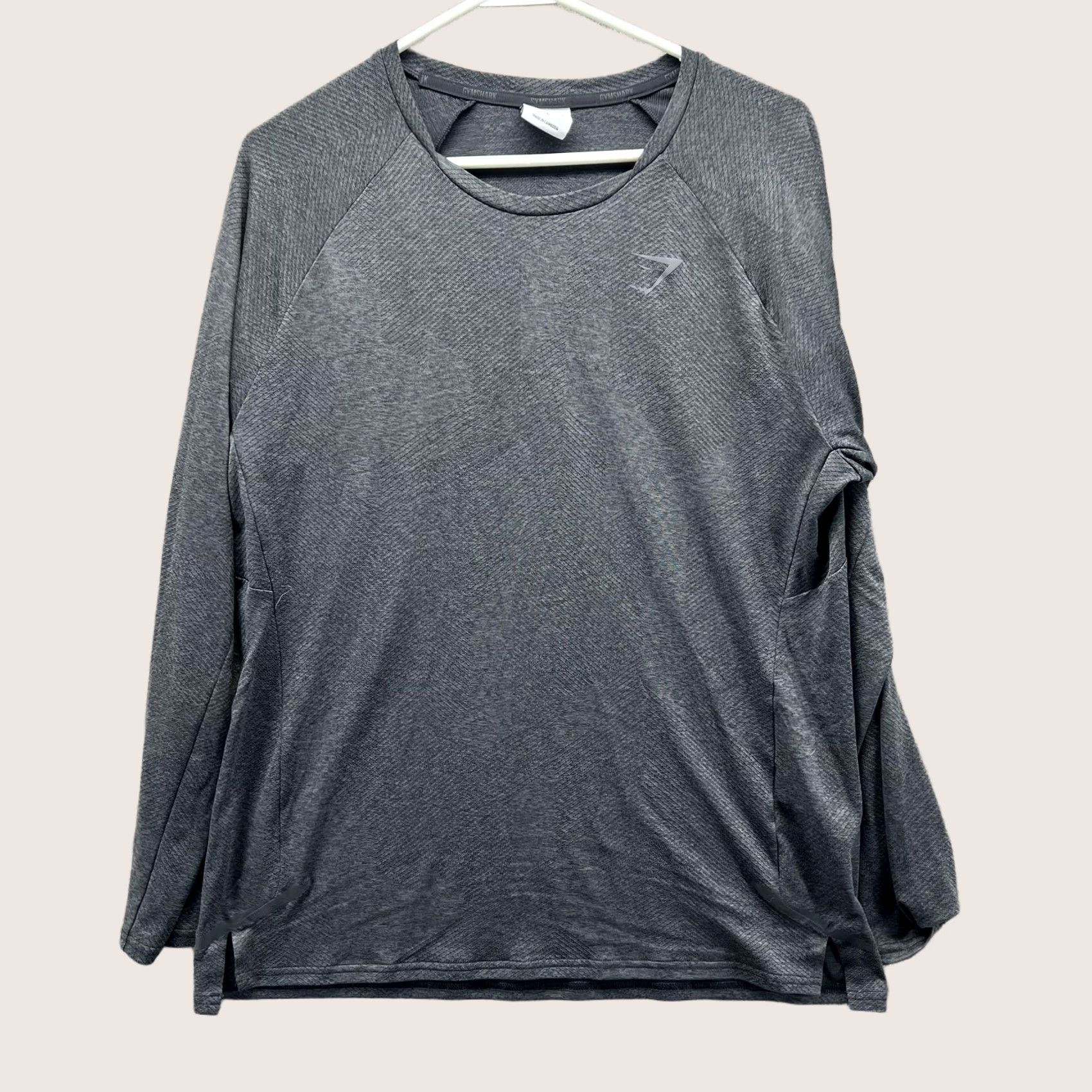 Gymshark Gymshark Shirt Mens Large Gray Long Sleeve Performance Training Athletic Top Size US L / EU 52-54 / 3 - 1 Thumbnail