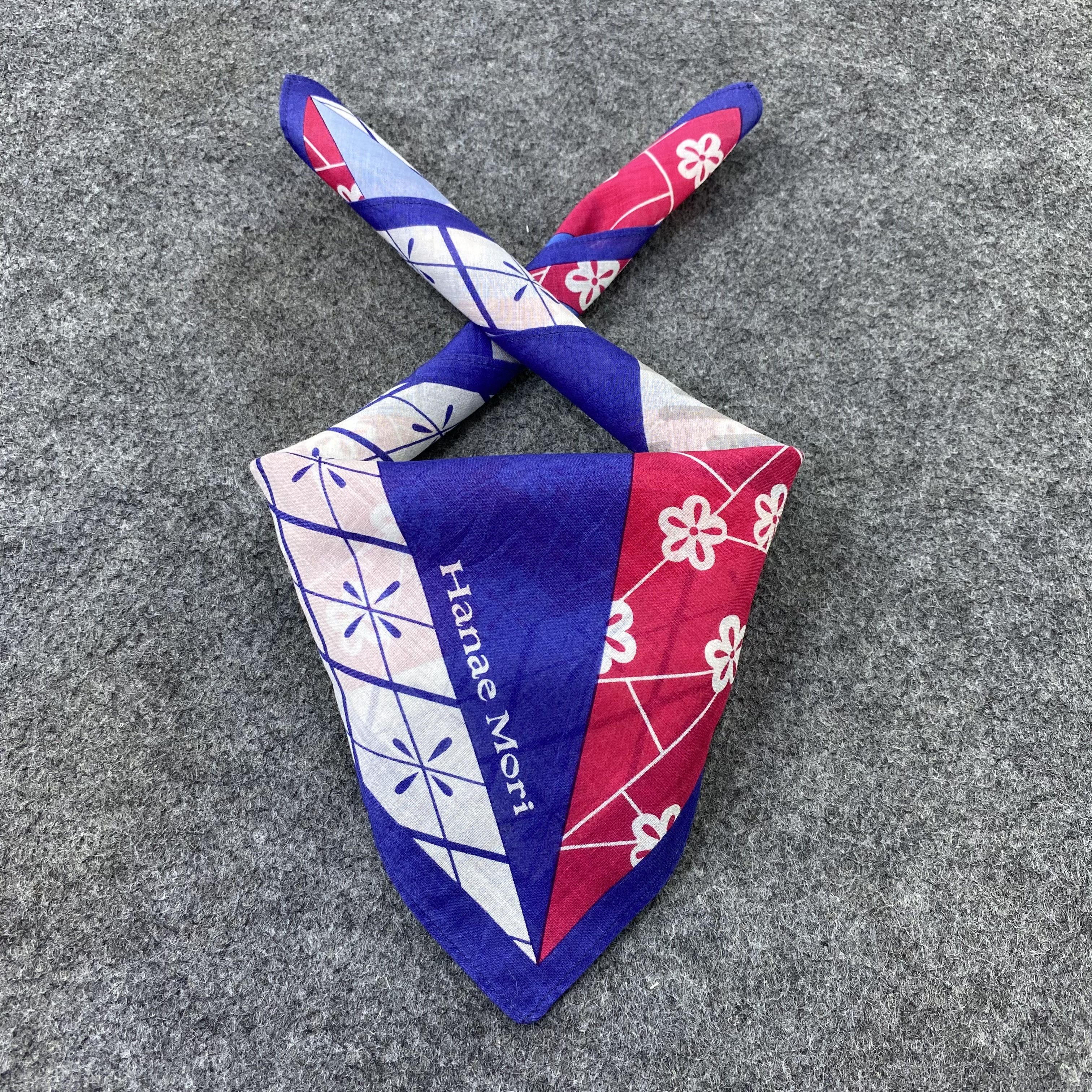 Hanae Mori Hanae Mori Handkerchief Neckerchief Bandana-B1580 Size ONE SIZE - 2 Thumbnail