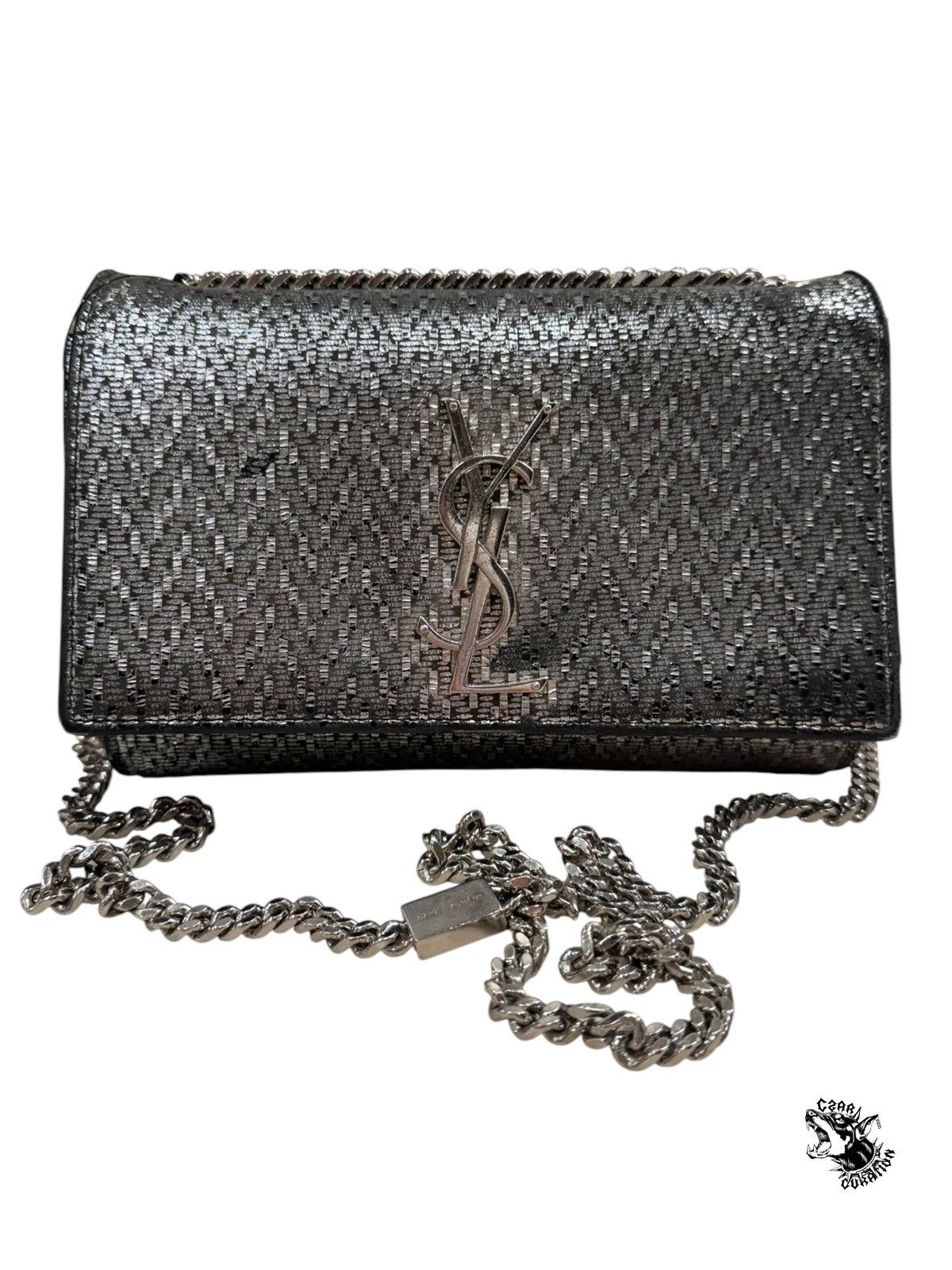 Saint Laurent Paris Saint laurent silver cross body chain bag Size ONE SIZE - 1 Thumbnail