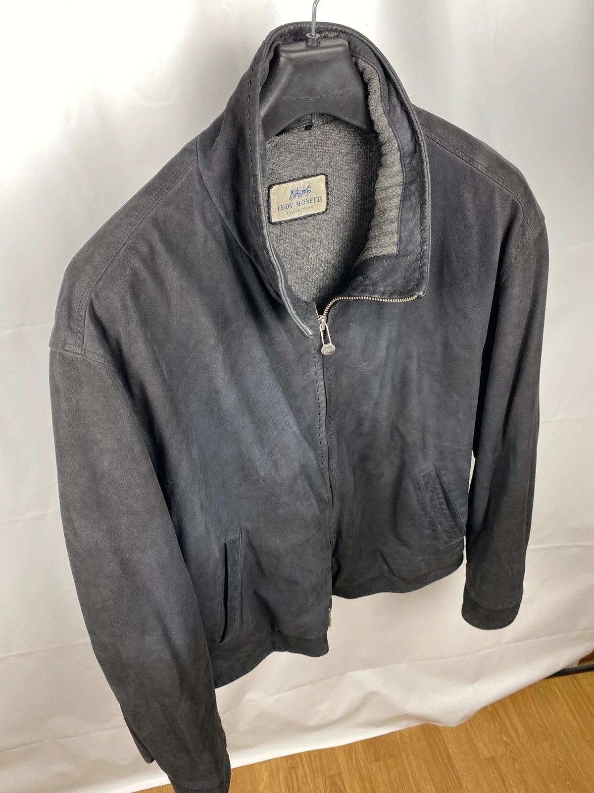 Other Eddy Monetti Genuine Leather Jacket Cashmere Lining size 54 Size US XL / EU 56 / 4 - 7 Thumbnail
