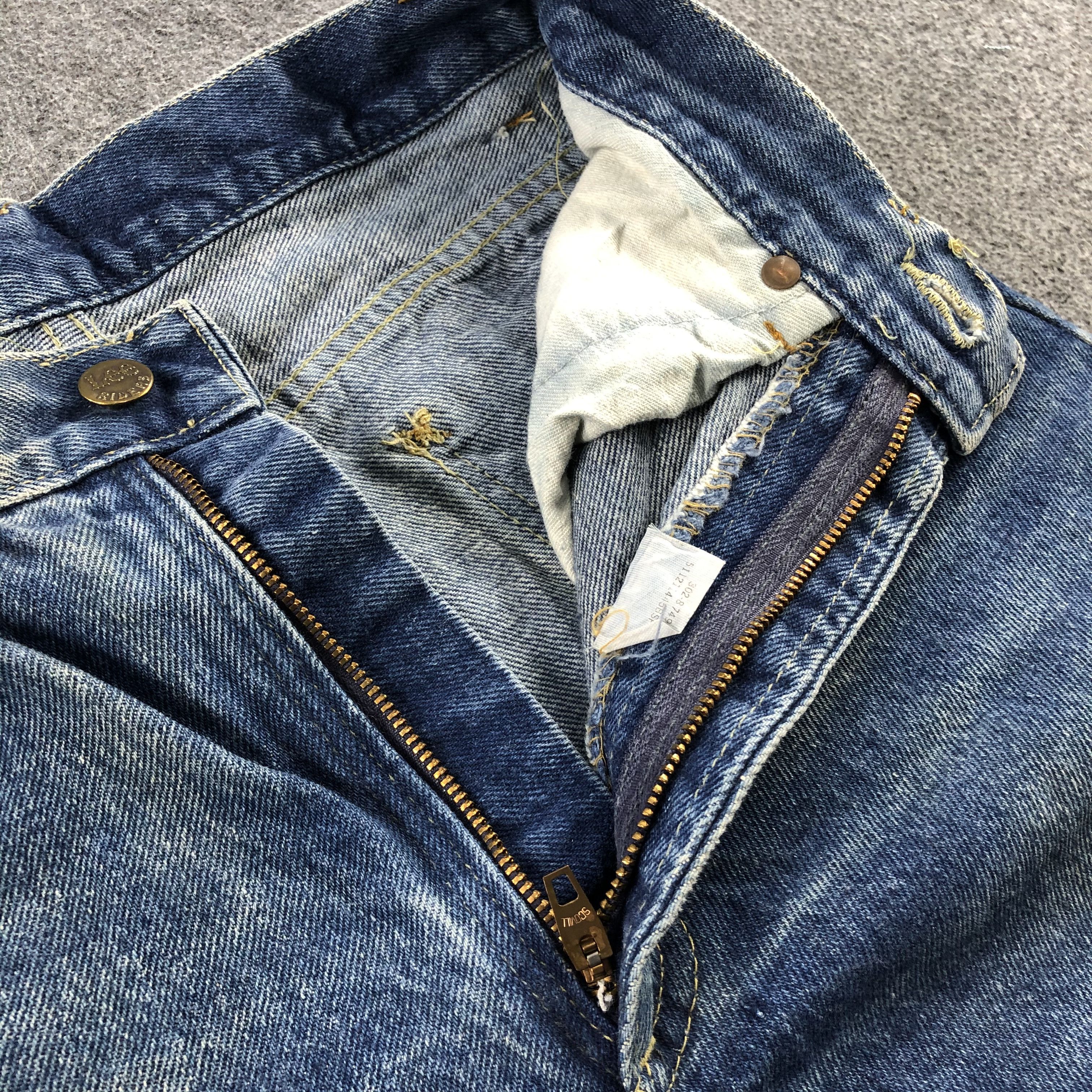 Lee Vintage Blue Wash Lee Jeans-J2418 Size US 26 / EU 42 - 9 Thumbnail