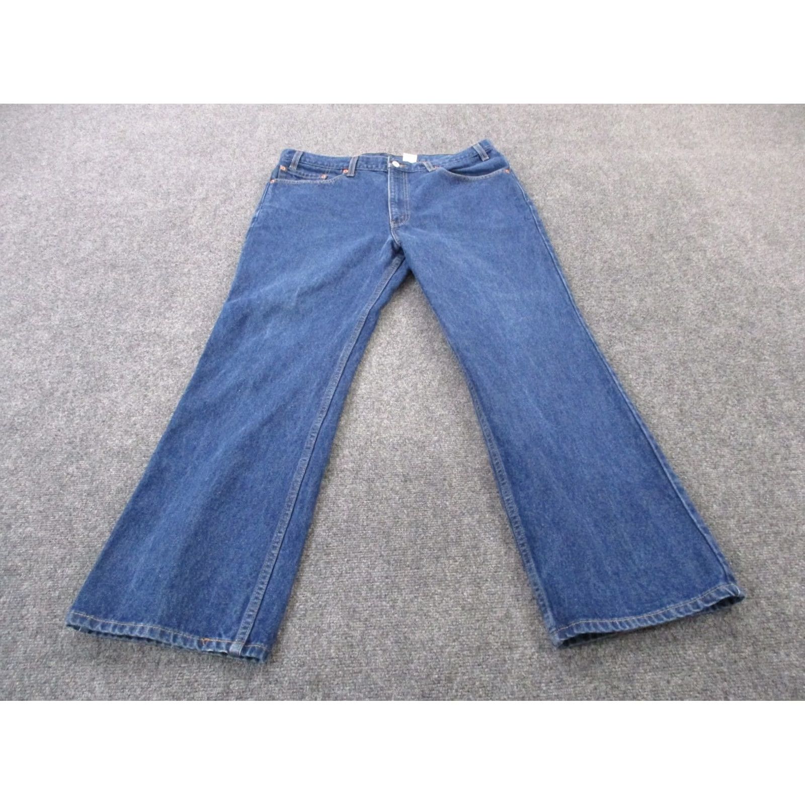 Levi's Vintage Levi's Jeans Mens 38 X 30 Denim Bootcut 517 Red Tab 90s Jeans Mens Regular Blue Cotton Denim 5-Pocket Levi's 517 Bootcut Vintage Mens Jeans Size US 36 / EU 52 - 2 Thumbnail
