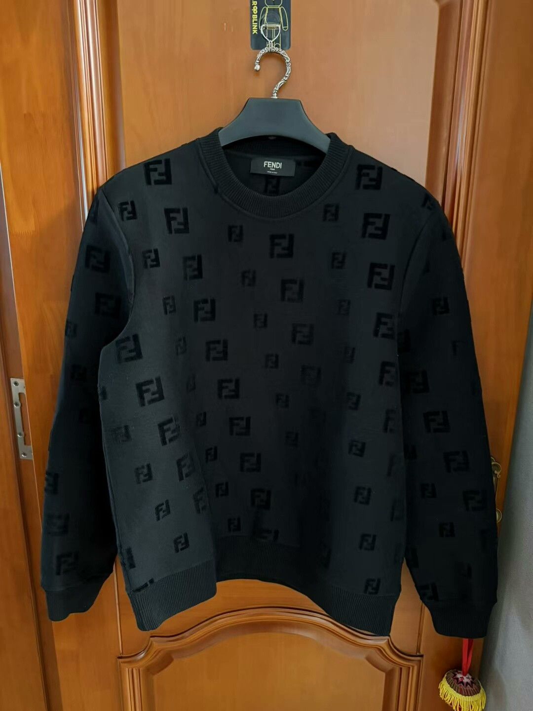 Fendi fendi print logo space fleece sweatshirt Size US L / EU 52-54 / 3 - 1 Thumbnail