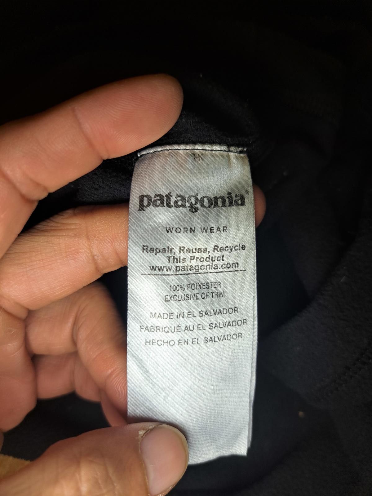 Patagonia Patagonia Pullover Fleece Jacket Womens Medium Black Size M / US 6-8 / IT 42-44 - 4 Thumbnail